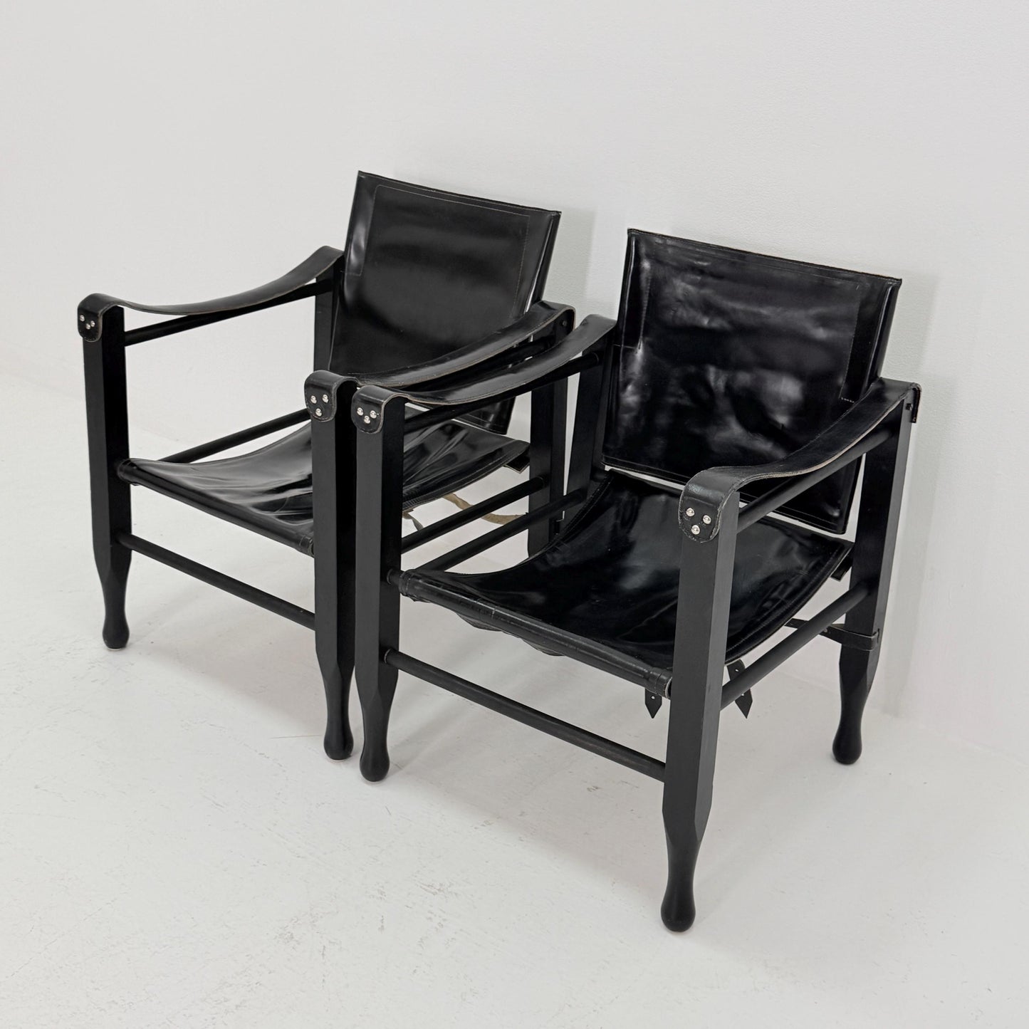 1 of 2 Mid century Safari Chair by Aage Bruun & Son, Denmark, 1960s