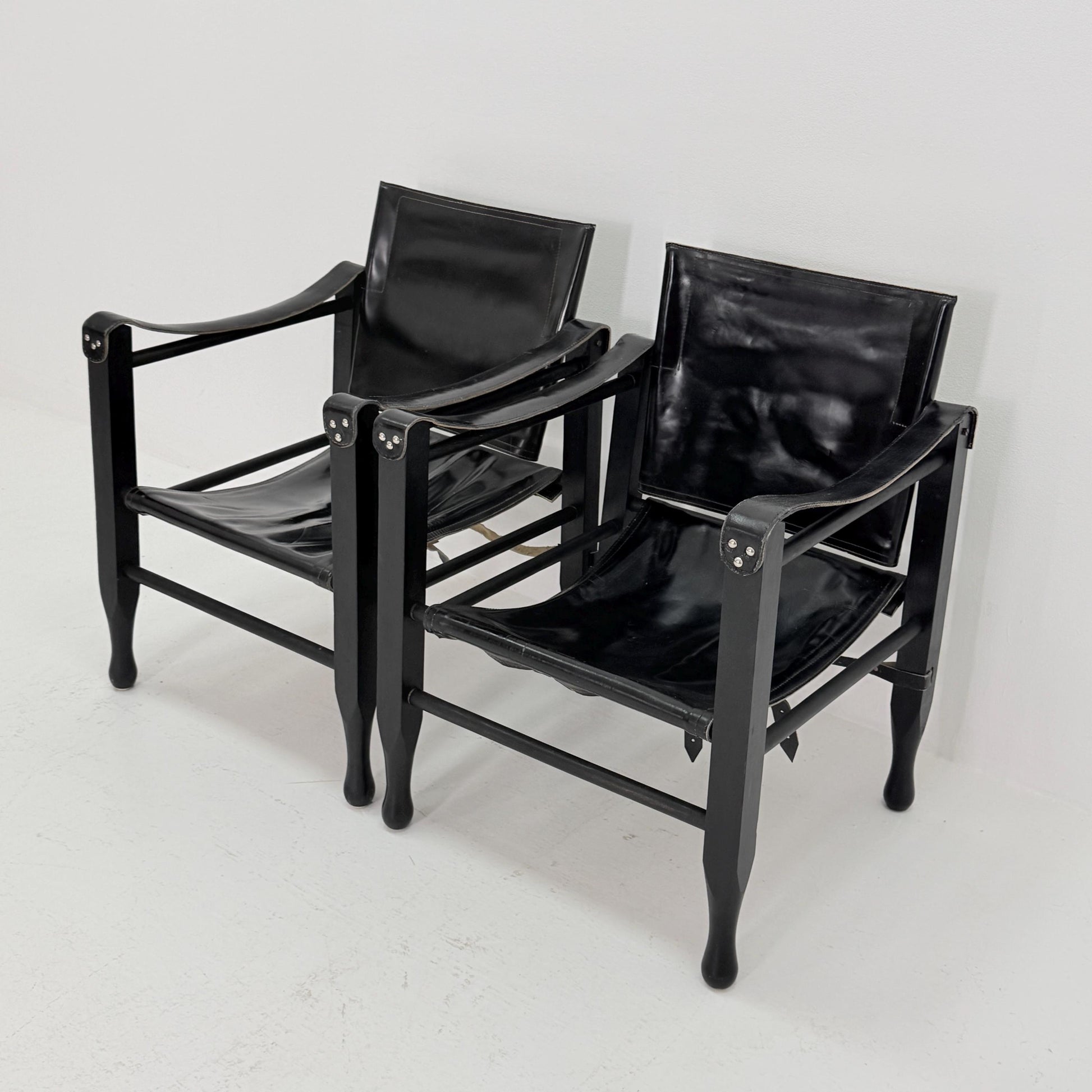 1 of 2 Mid century Safari Chair by Aage Bruun & Son, Denmark, 1960s