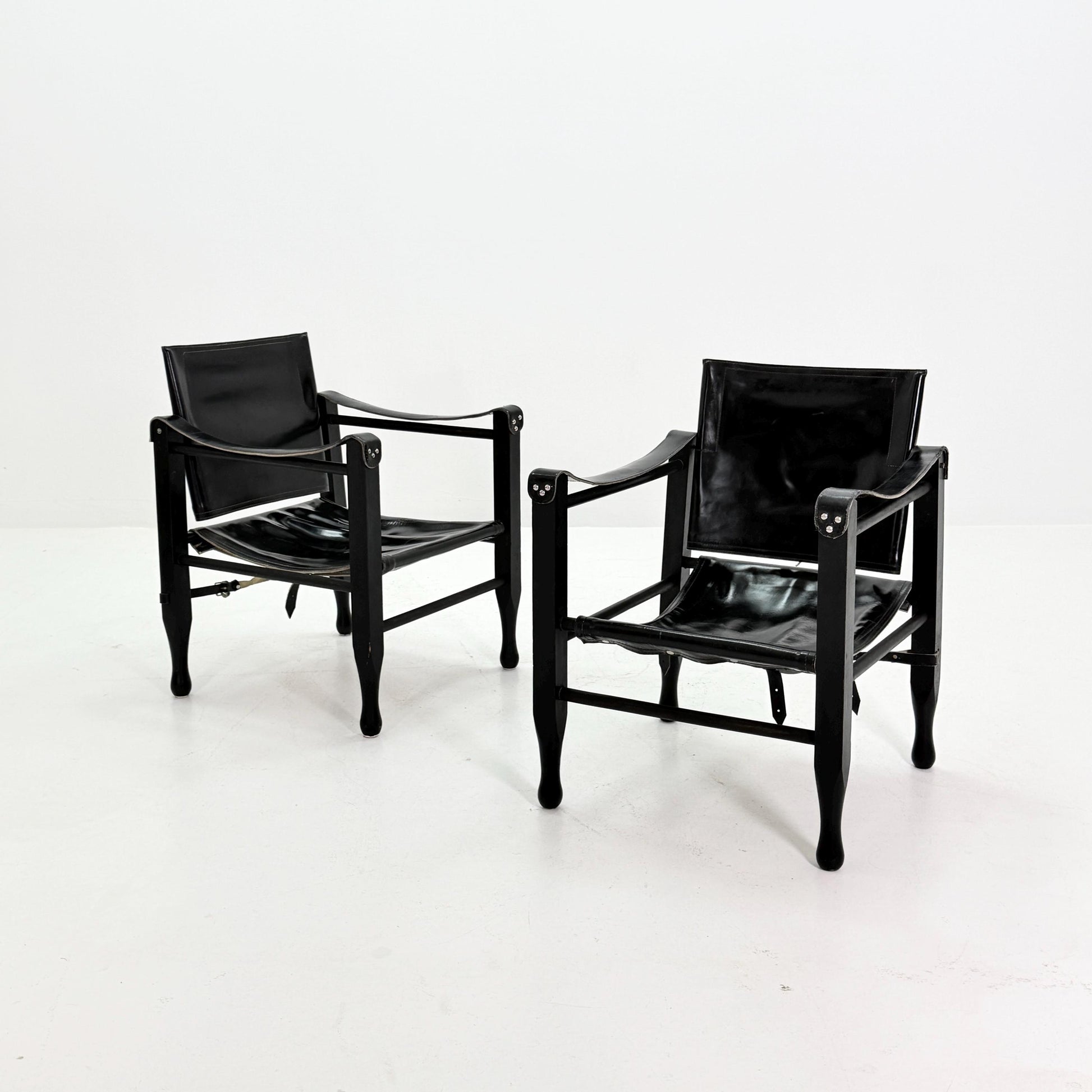 1 of 2 Mid century Safari Chair by Aage Bruun & Son, Denmark, 1960s