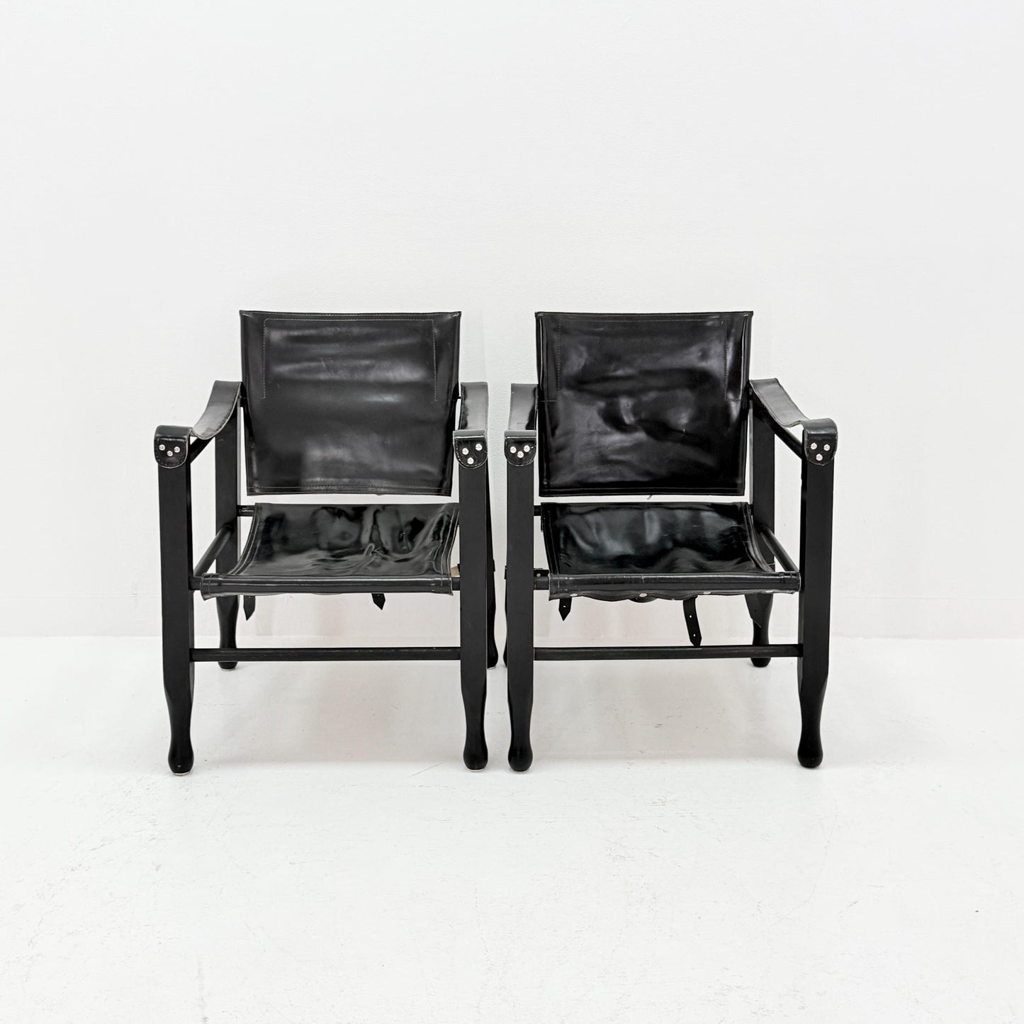 1 of 2 Mid century Safari Chair by Aage Bruun & Son, Denmark, 1960s