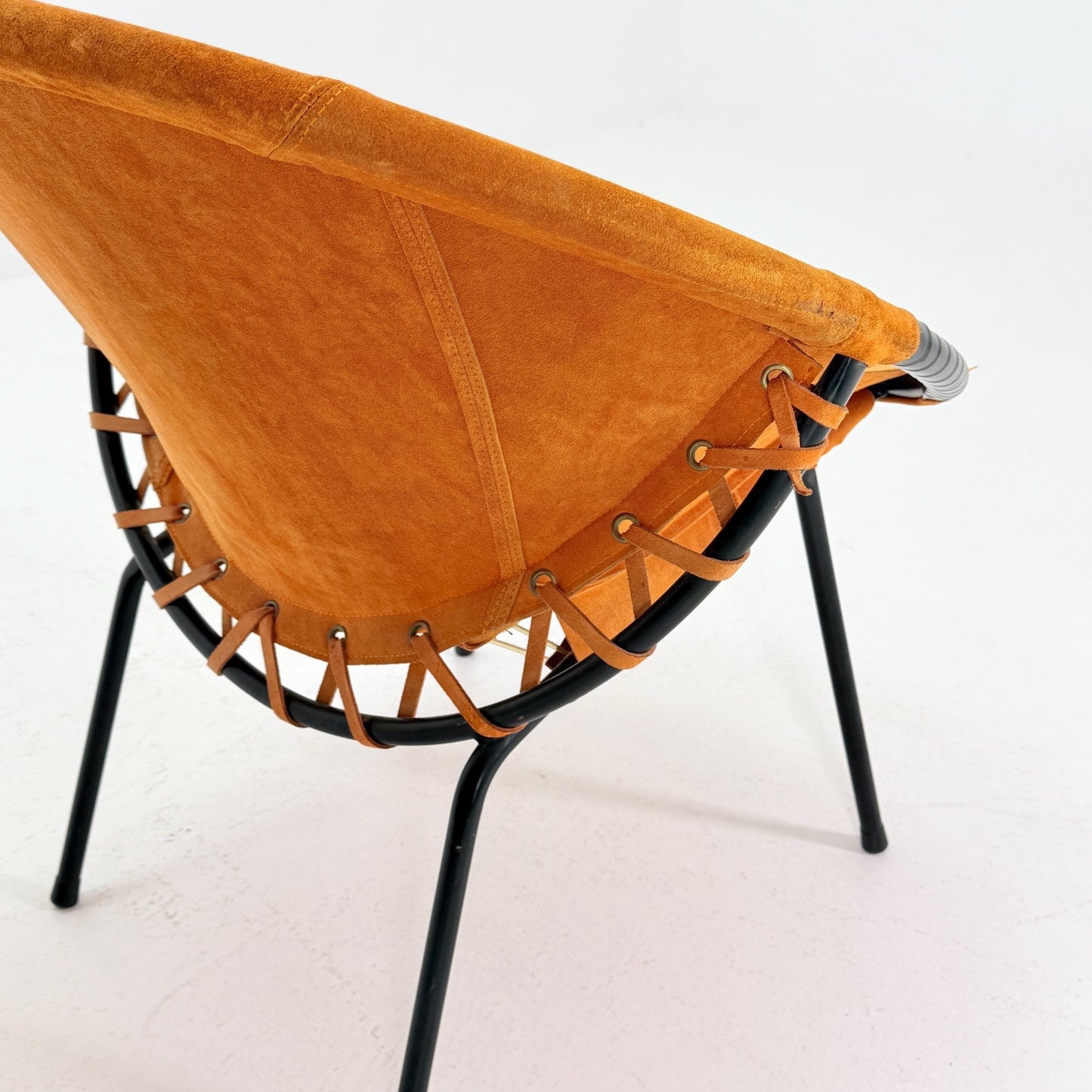 Set of 2 Mid-Century Circle Balloon Chairs by Lusch, manufactured for Lusch & Co., 1960s Germany