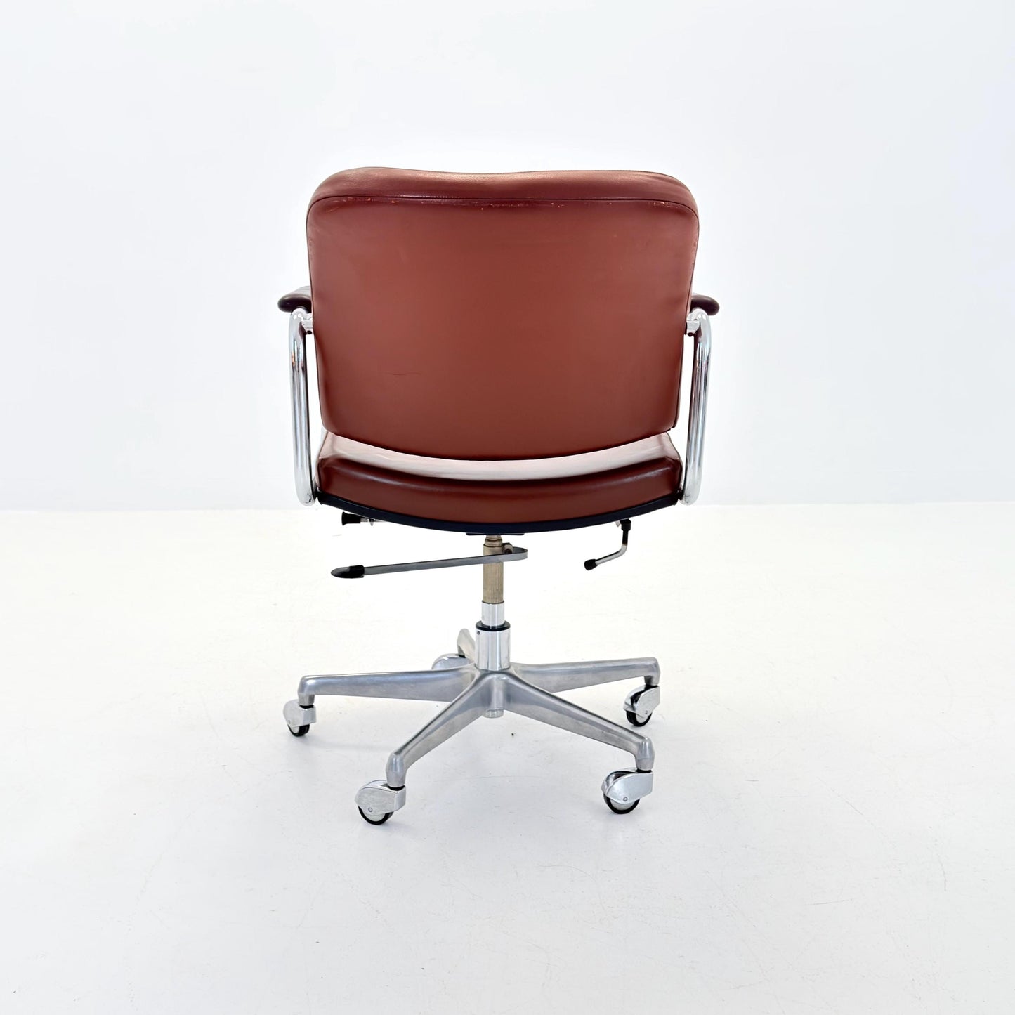 Mid-Century Italian office armchair attributed to Ico Parisi for MIM Roma Italy 1980s