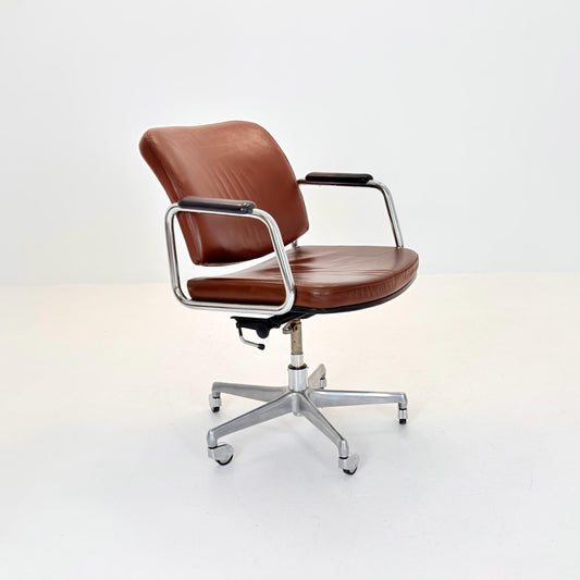 Mid-Century Italian office armchair attributed to Ico Parisi for MIM Roma Italy 1980s