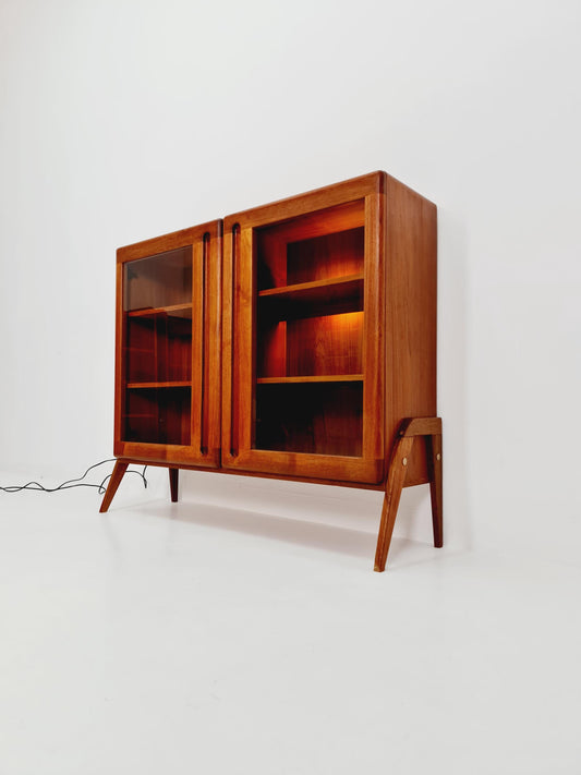 Vintage Mid century Danish Highboard Showcase , Denmark, 1960s