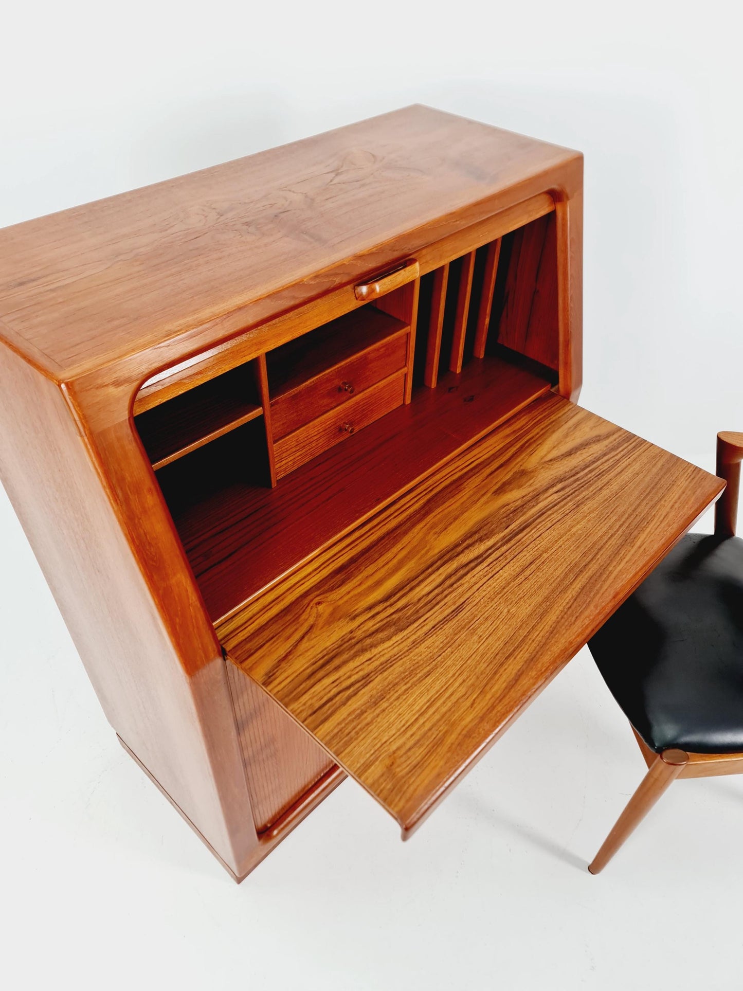 Midcentury Danish Teak vintage Secretary by E.Glasdam Jemsem for Vantinge Möbel industri 1970s
