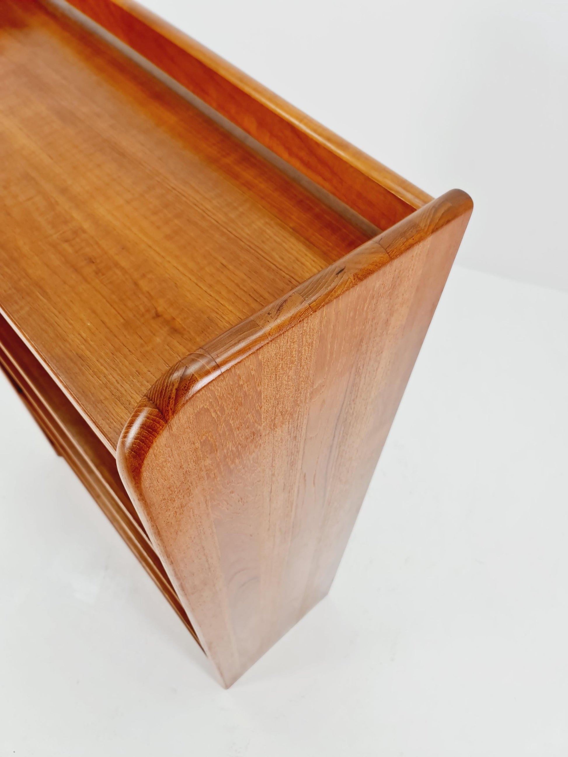 Danish freestanding vintage bookshelf system/ book case teak, Bornholm 1970s