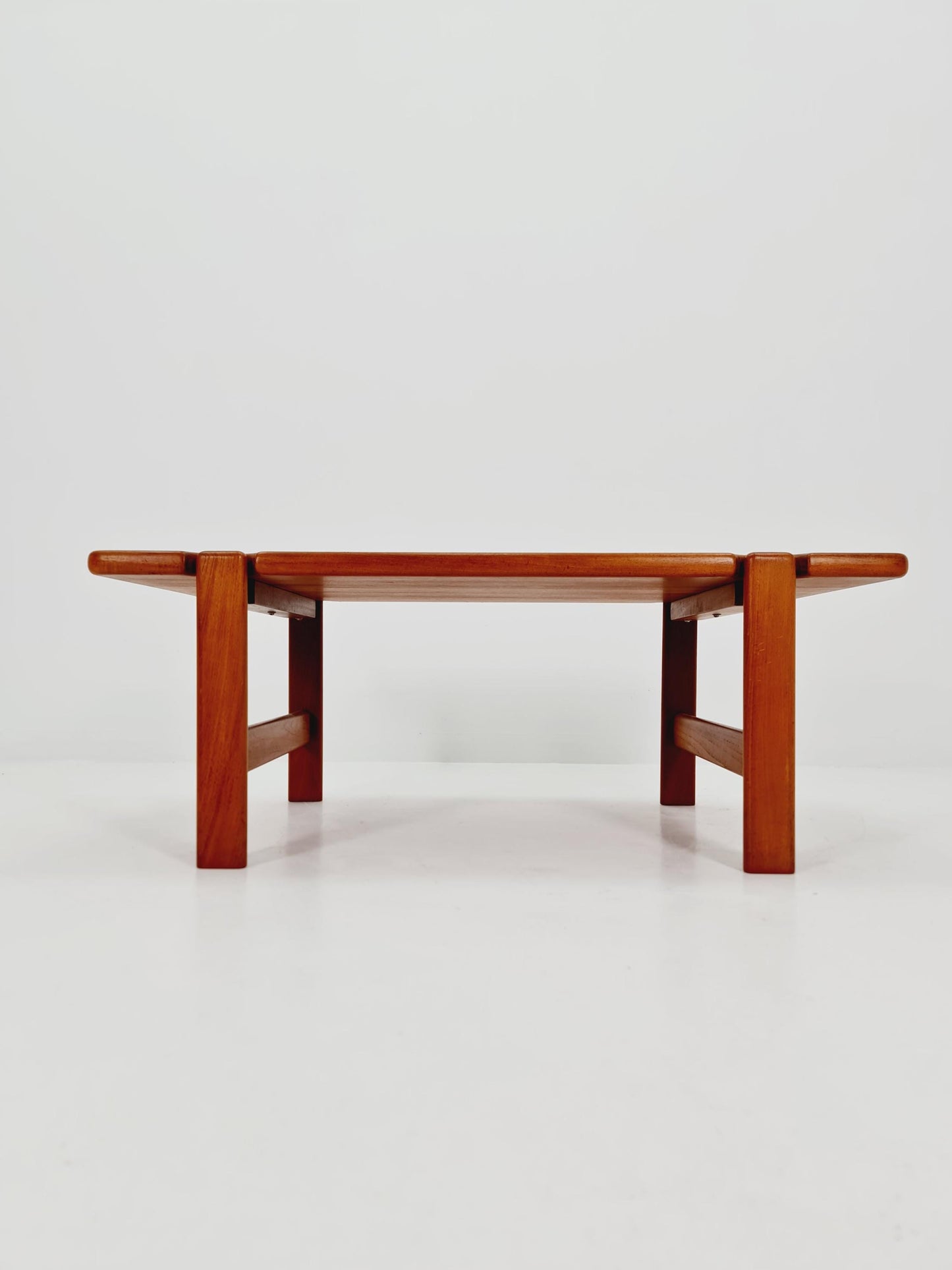 Danish Teak solid coffee table/ side table By Niels Bach for Randers Möbel, 1960s
