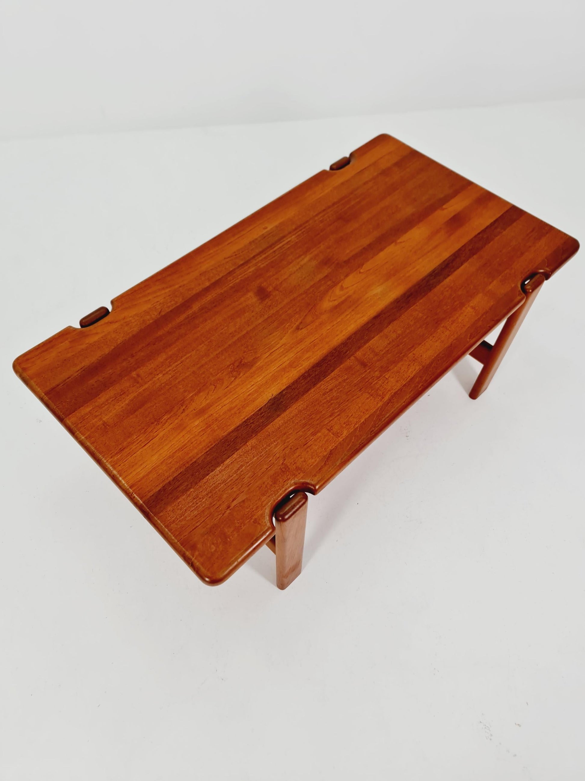 Danish Teak solid coffee table/ side table By Niels Bach for Randers Möbel, 1960s