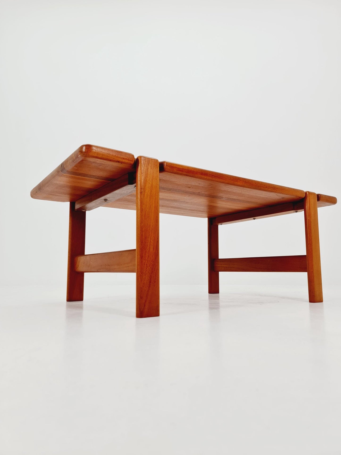 Danish Teak solid coffee table/ side table By Niels Bach for Randers Möbel, 1960s