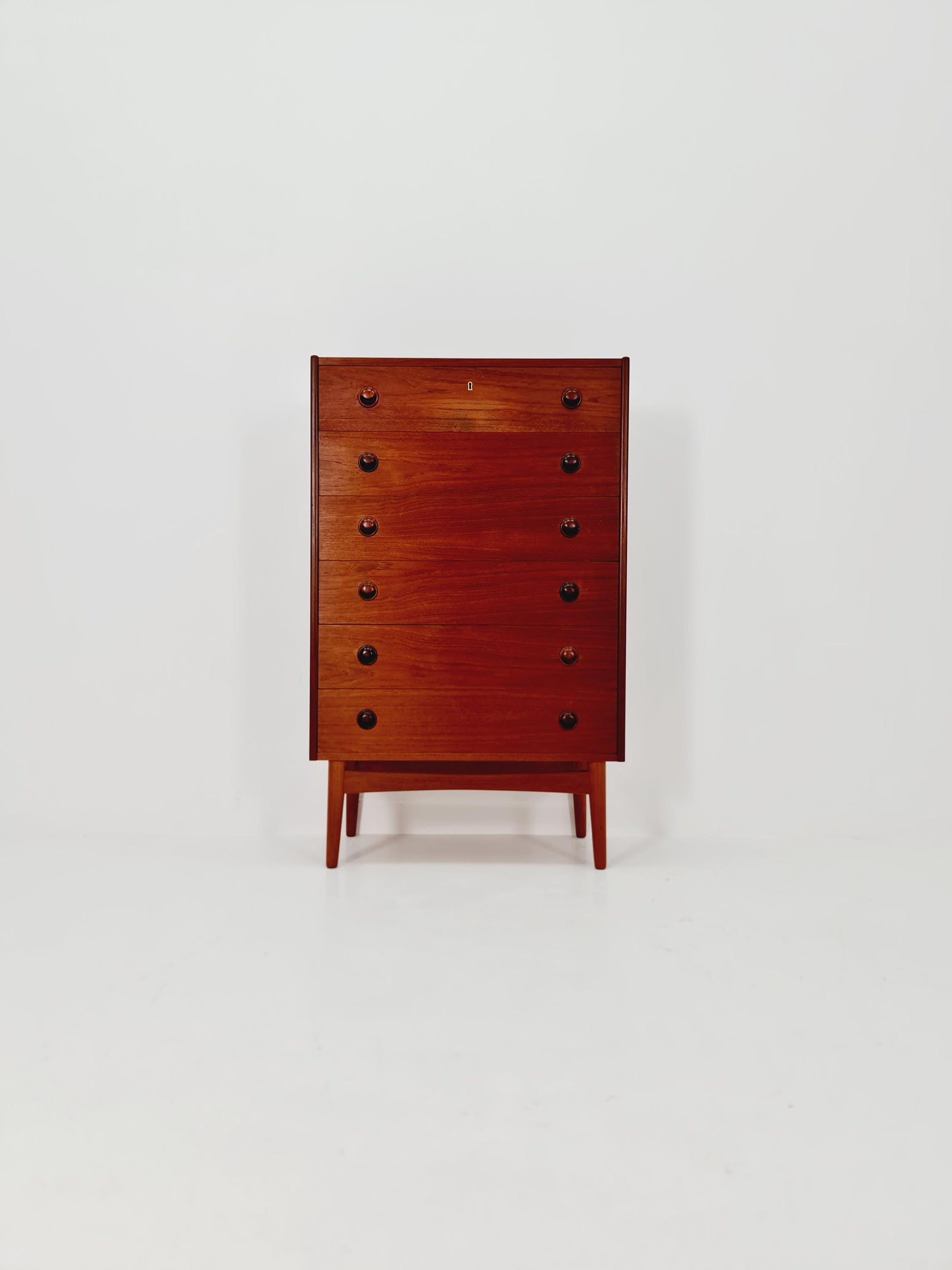 Midcentury danish design chest of drawers By Kai kristiansen , 1960s