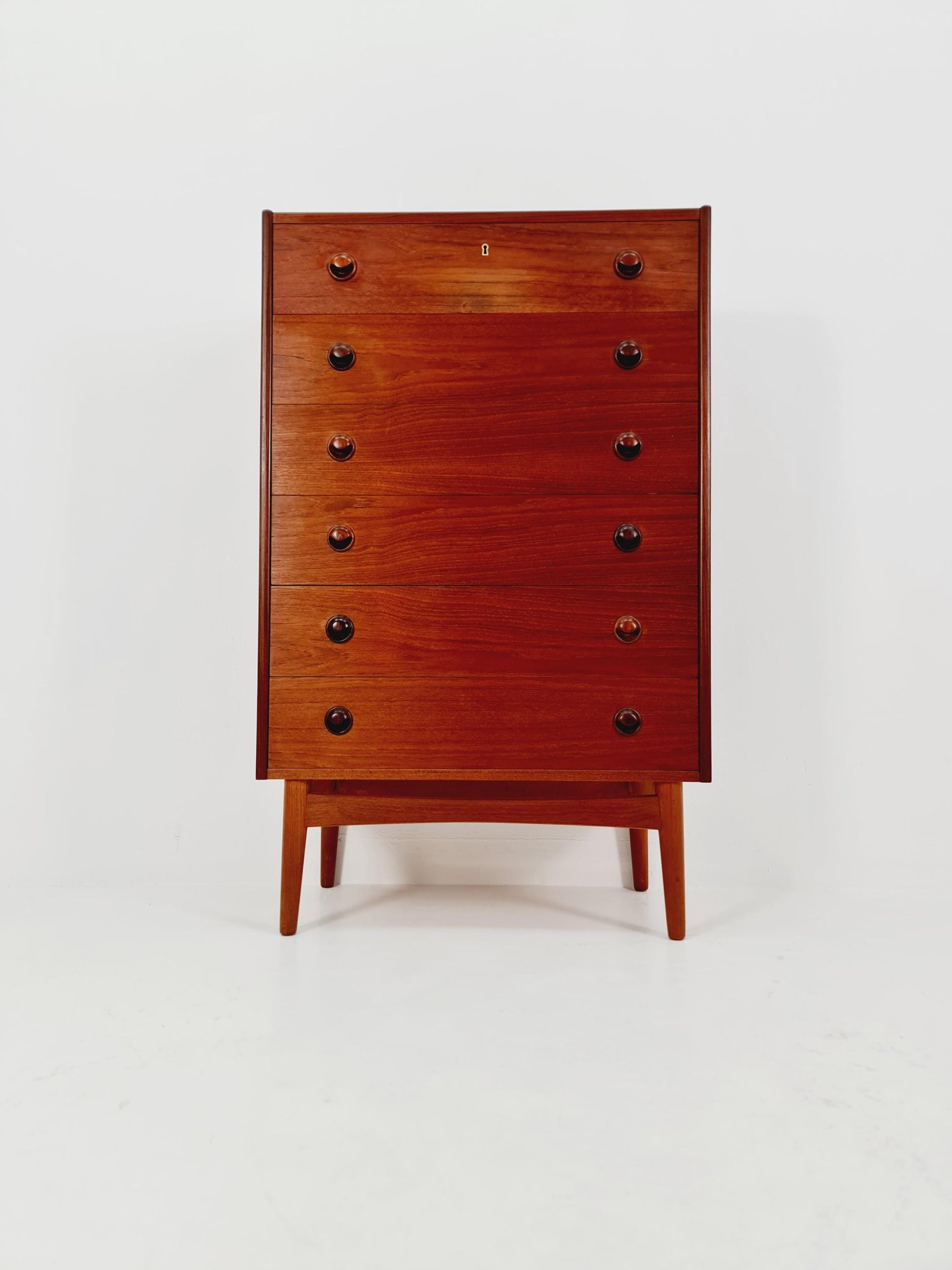 Midcentury danish design chest of drawers By Kai kristiansen , 1960s