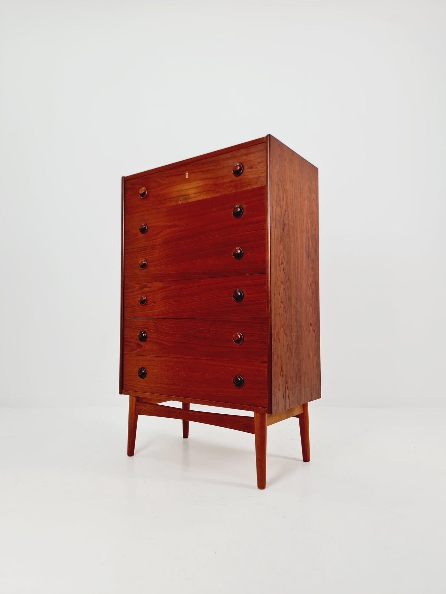 Midcentury danish design chest of drawers By Kai kristiansen , 1960s