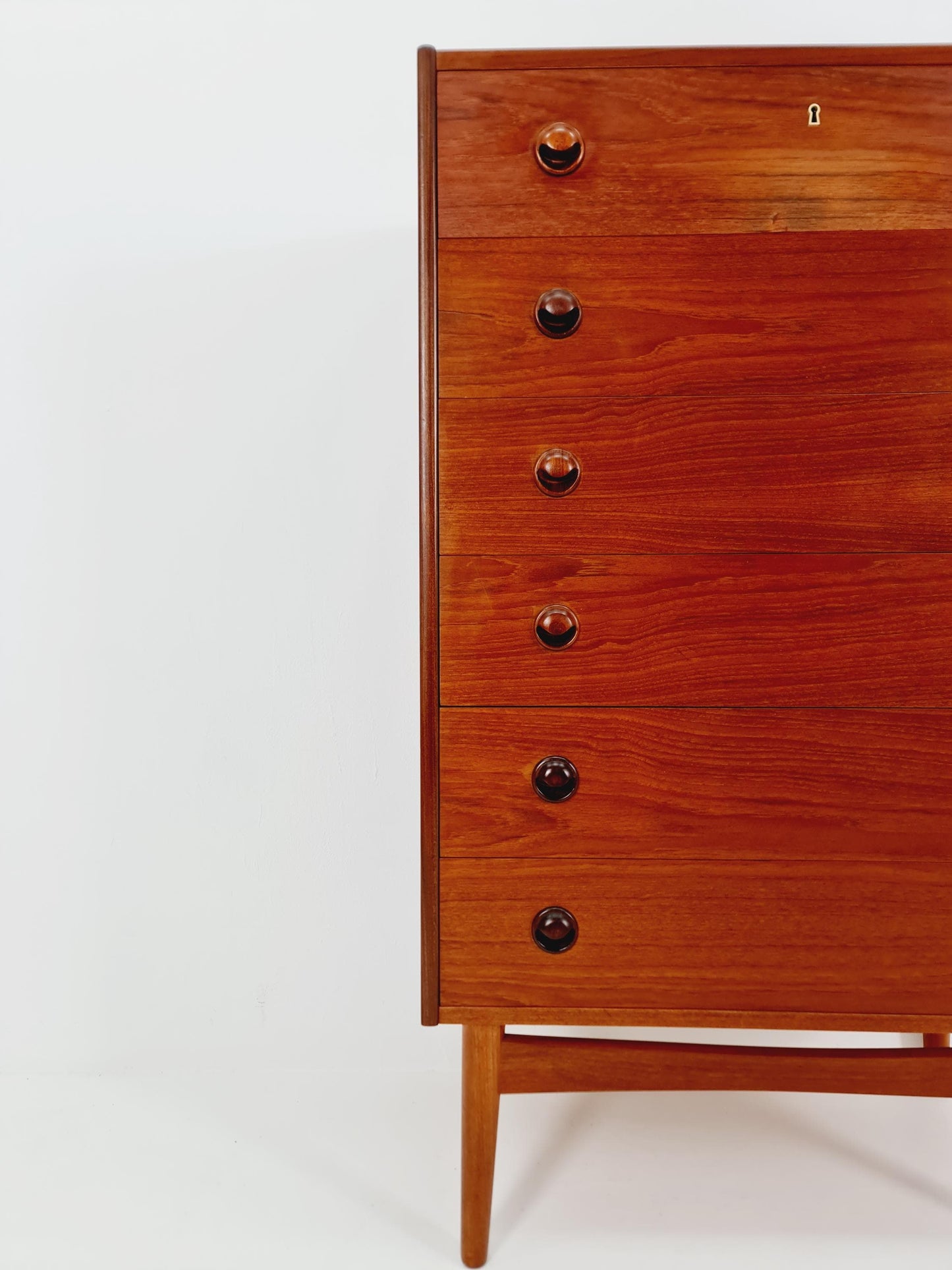 Midcentury danish design chest of drawers By Kai kristiansen , 1960s