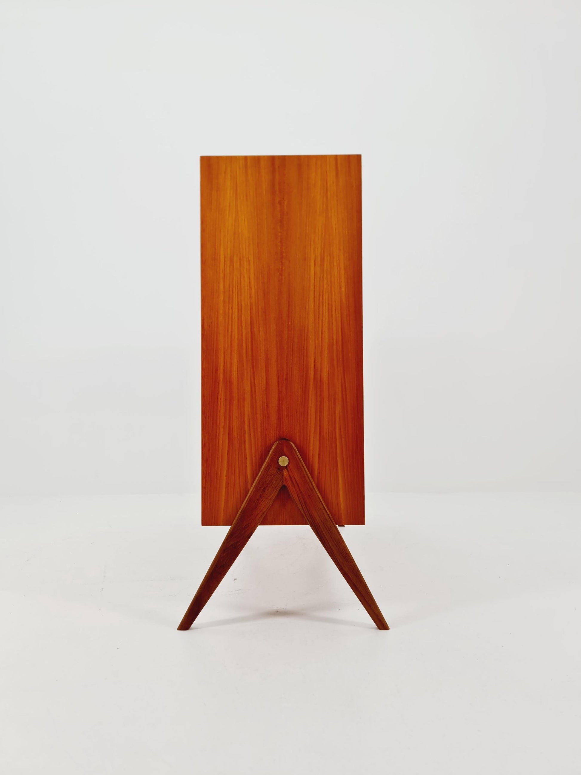Vintage teak danish cabinet book case,By WK Möbel 1960s