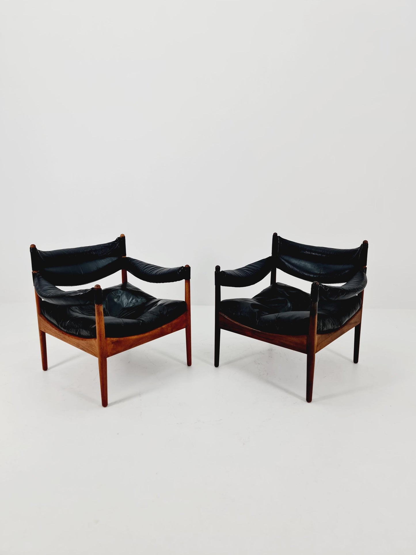 Mid-Century Rosewood Arm Chair by Christian Vedel “Modus” for Willadsen Møbelfabrik, 1960s Set of 2