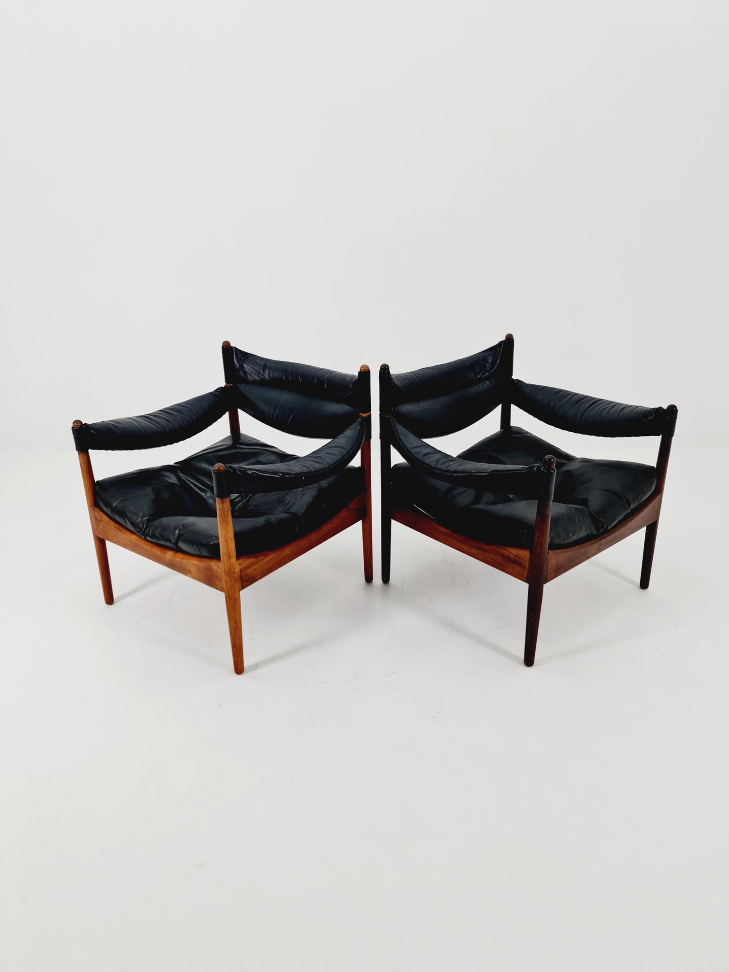 Mid-Century Rosewood Arm Chair by Christian Vedel “Modus” for Willadsen Møbelfabrik, 1960s Set of 2