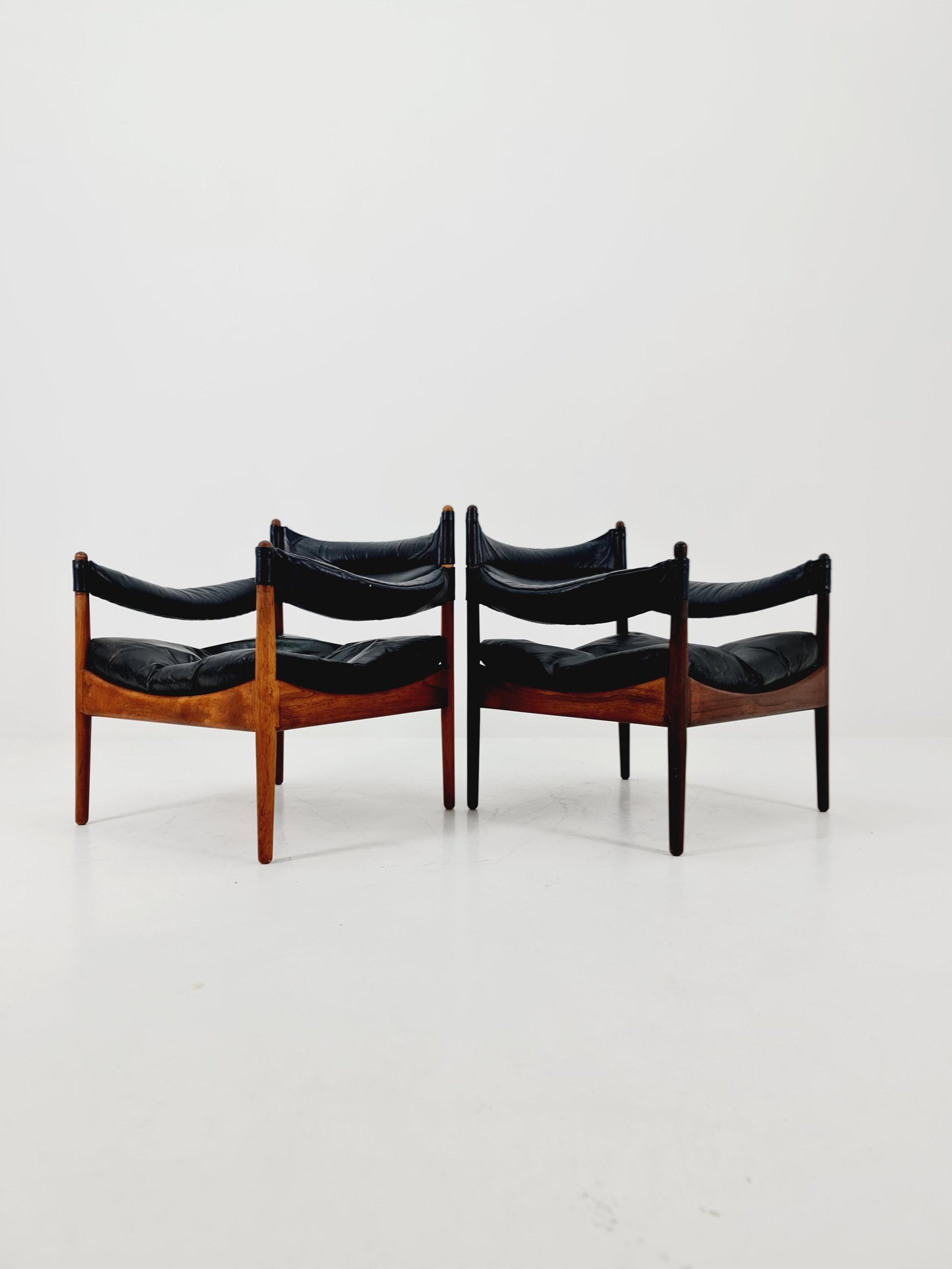 Mid-Century Rosewood Arm Chair by Christian Vedel “Modus” for Willadsen Møbelfabrik, 1960s Set of 2