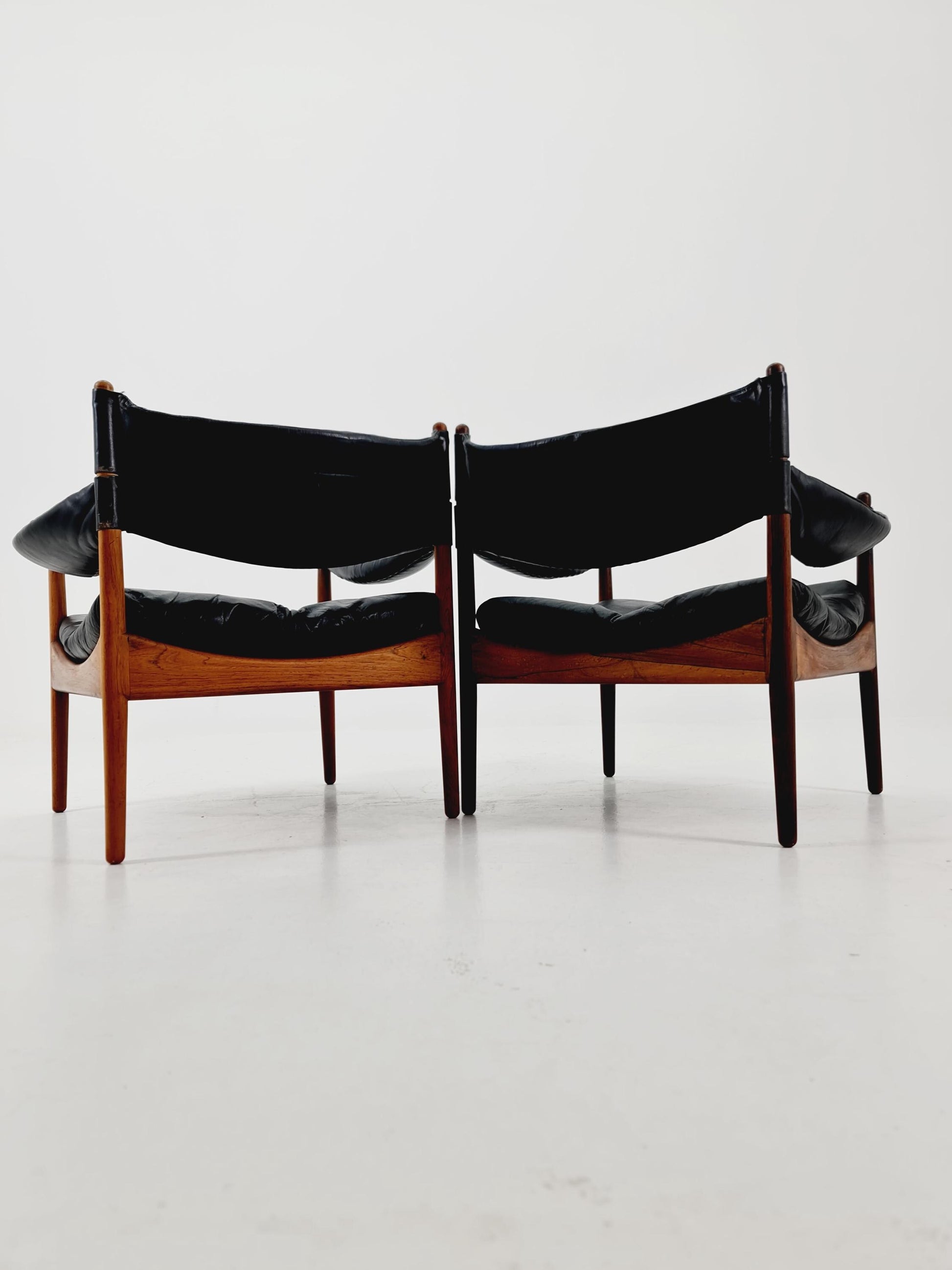 Mid-Century Rosewood Arm Chair by Christian Vedel “Modus” for Willadsen Møbelfabrik, 1960s Set of 2
