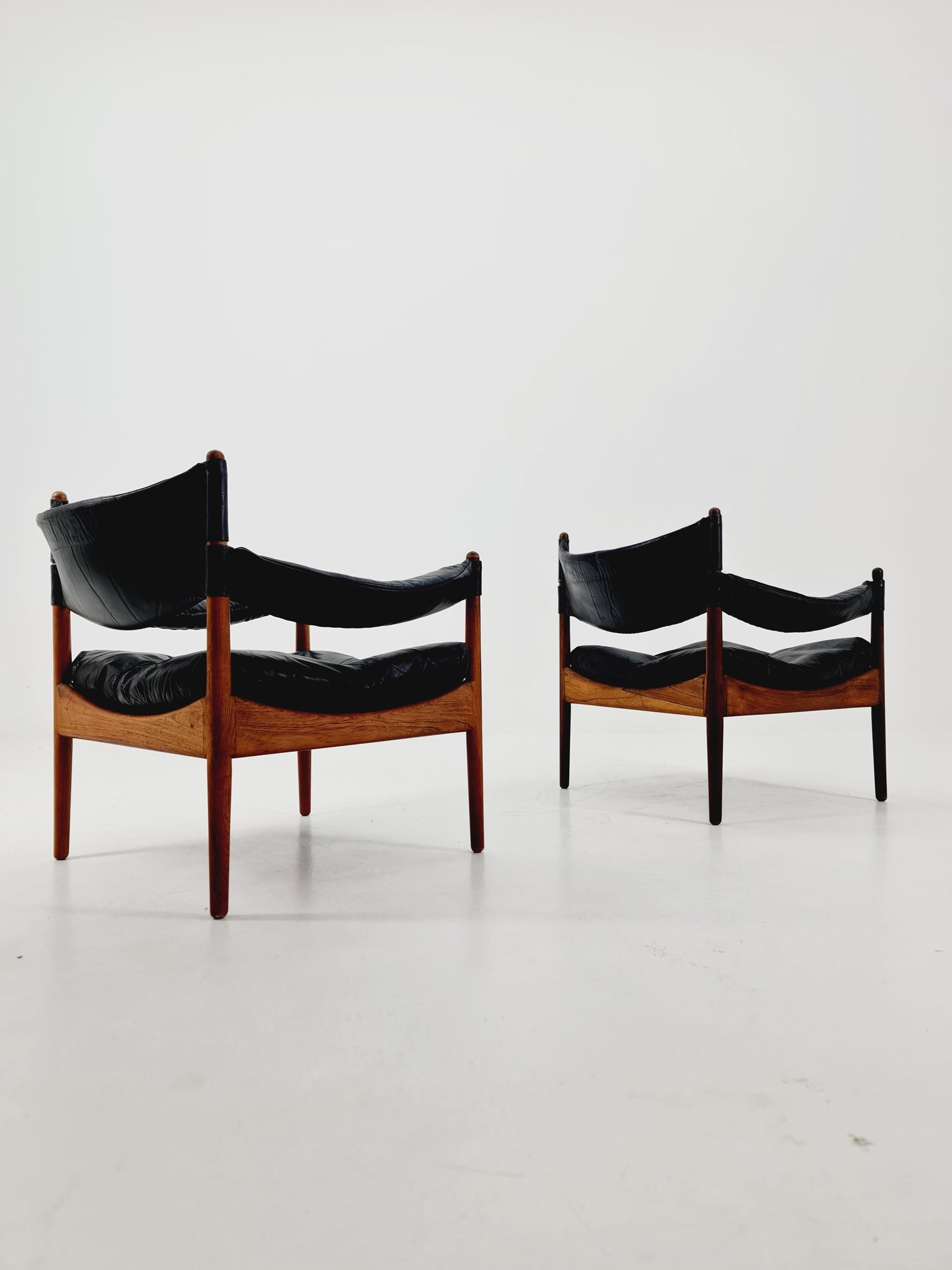 Mid-Century Rosewood Arm Chair by Christian Vedel “Modus” for Willadsen Møbelfabrik, 1960s Set of 2