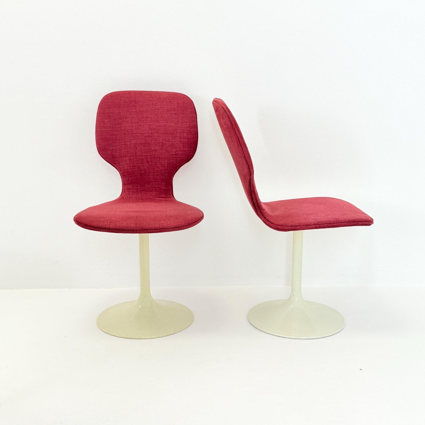 Set of 6 Mid Century Space Age tulip Dining Chairs by Lüsch – 1970s Germany
