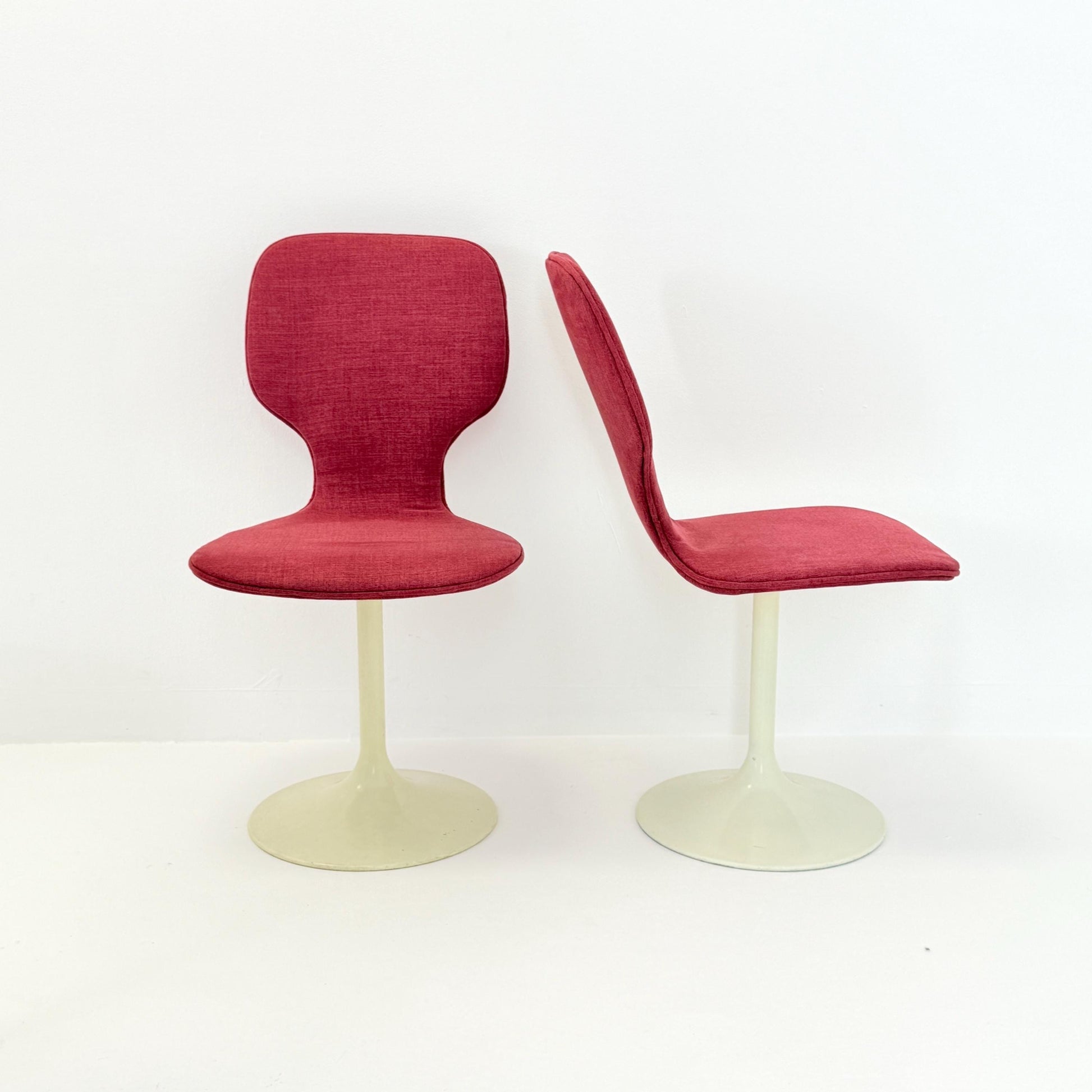 Set of 6 Mid Century Space Age tulip Dining Chairs by Lüsch – 1970s Germany