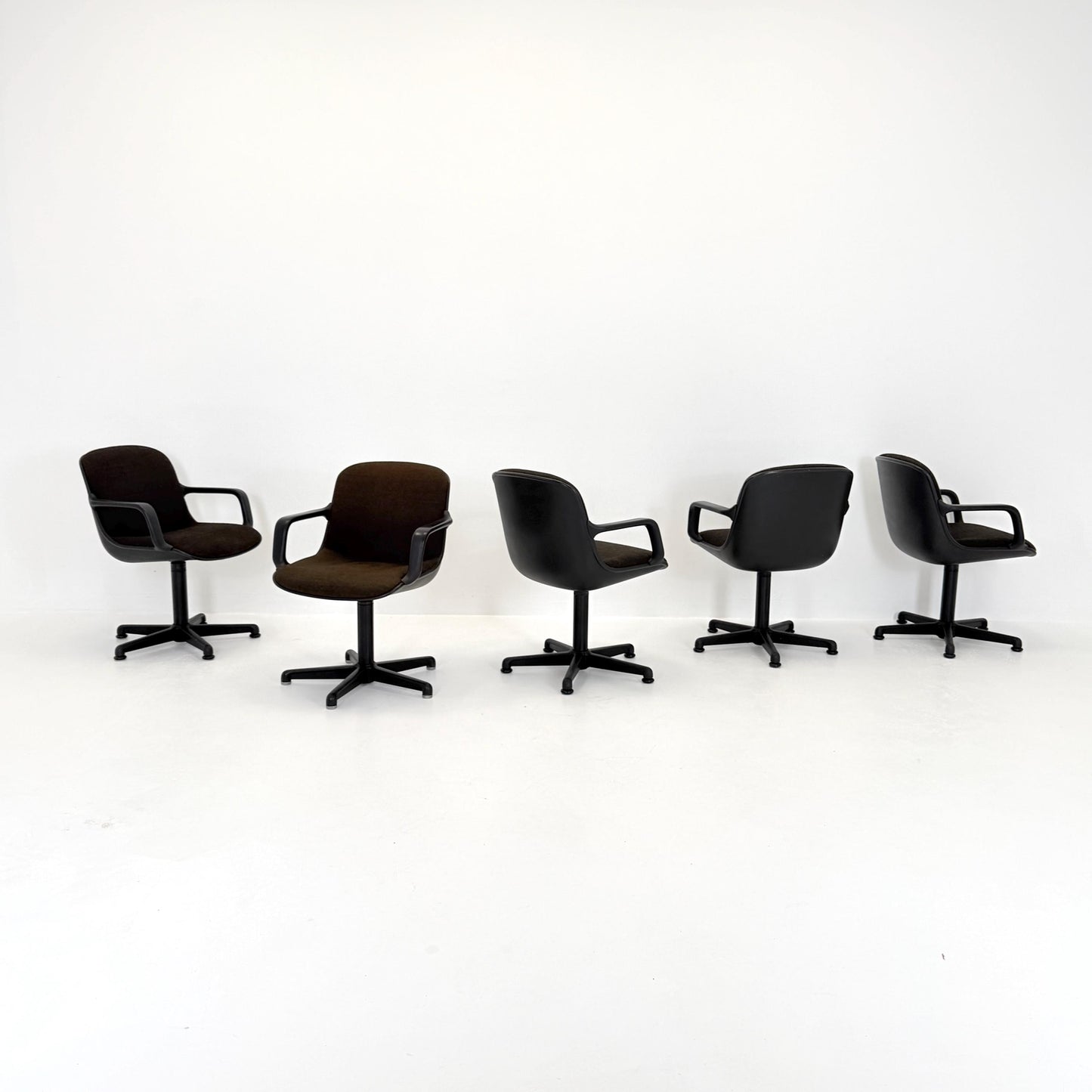 1 of 5 Mid-Century Modern, Desk - Office Chair – by Charles Pollock for Comforto Germany 1970s