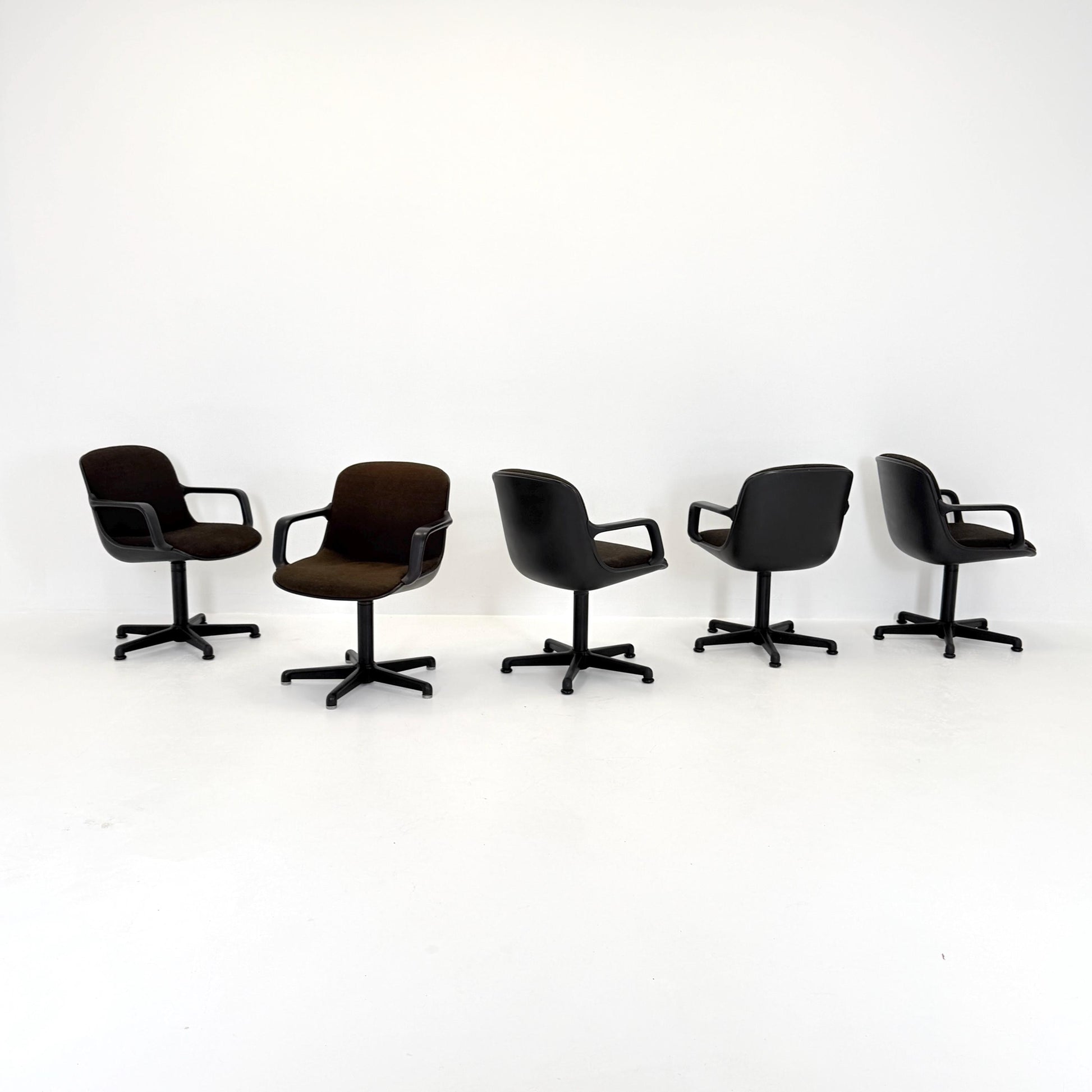1 of 5 Mid-Century Modern, Desk - Office Chair – by Charles Pollock for Comforto Germany 1970s