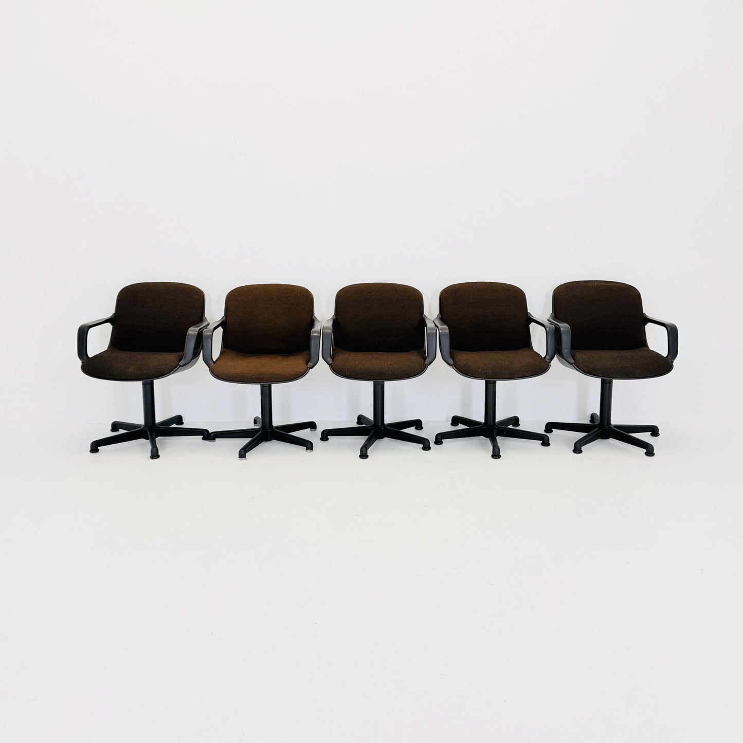 1 of 5 Mid-Century Modern, Desk - Office Chair – by Charles Pollock for Comforto Germany 1970s