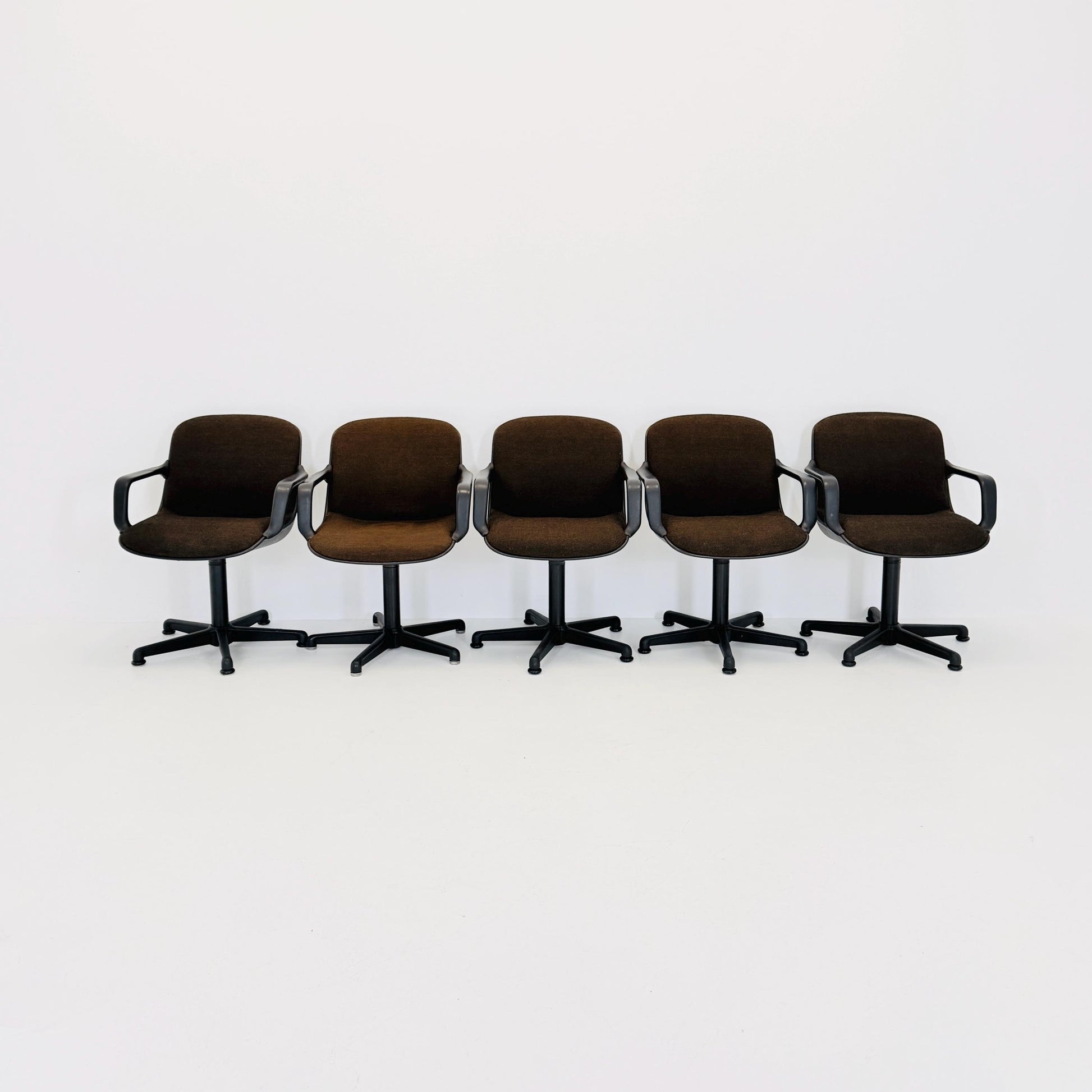 1 of 5 Mid-Century Modern, Desk - Office Chair – by Charles Pollock for Comforto Germany 1970s