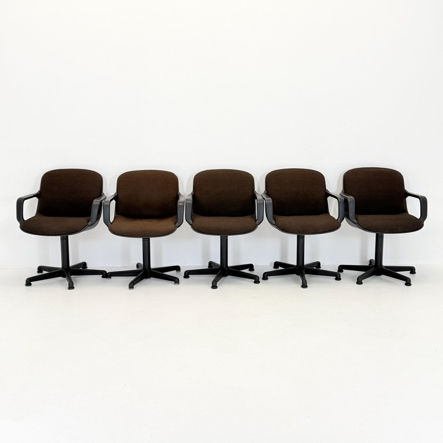 1 of 5 Mid-Century Modern, Desk - Office Chair – by Charles Pollock for Comforto Germany 1970s