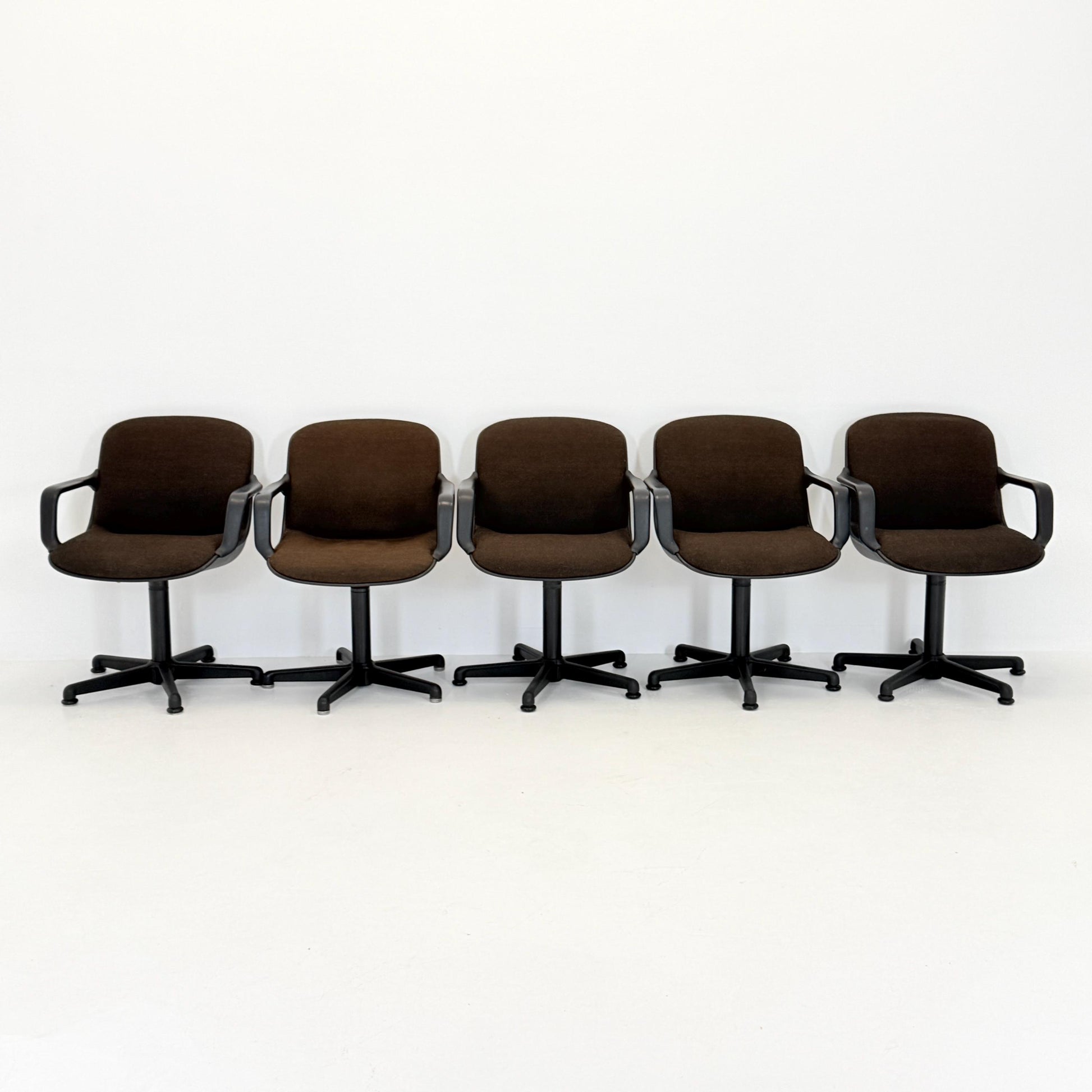 1 of 5 Mid-Century Modern, Desk - Office Chair – by Charles Pollock for Comforto Germany 1970s