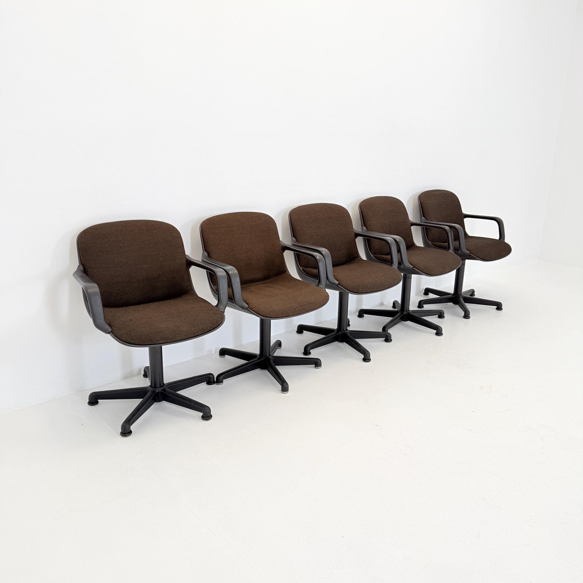 1 of 5 Mid-Century Modern, Desk - Office Chair – by Charles Pollock for Comforto Germany 1970s