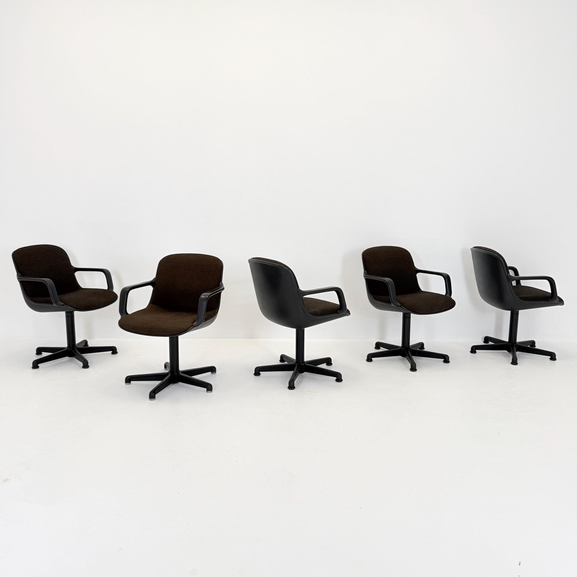 1 of 5 Mid-Century Modern, Desk - Office Chair – by Charles Pollock for Comforto Germany 1970s