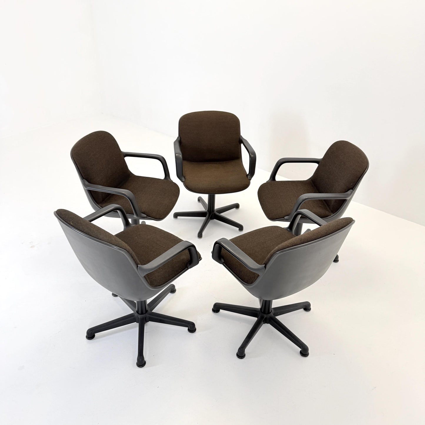 1 of 5 Mid-Century Modern, Desk - Office Chair – by Charles Pollock for Comforto Germany 1970s