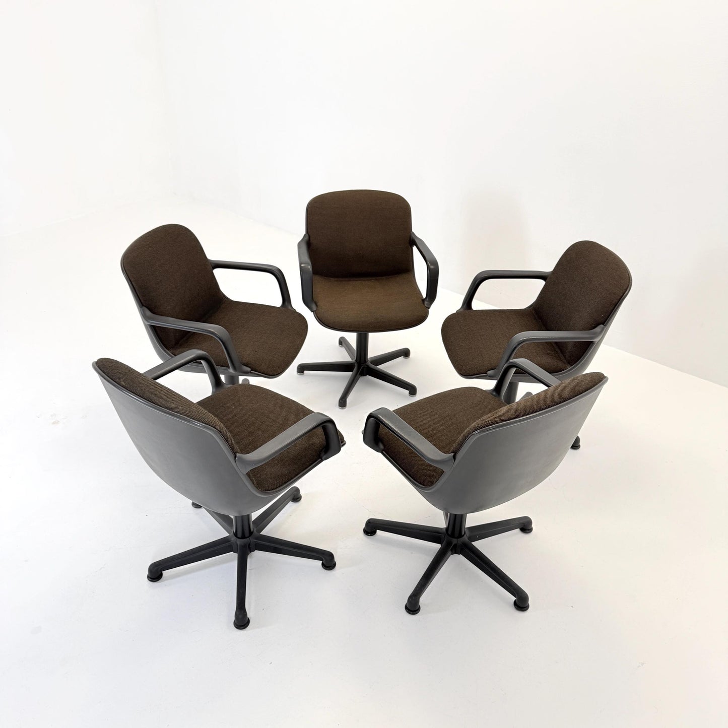 1 of 5 Mid-Century Modern, Desk - Office Chair – by Charles Pollock for Comforto Germany 1970s