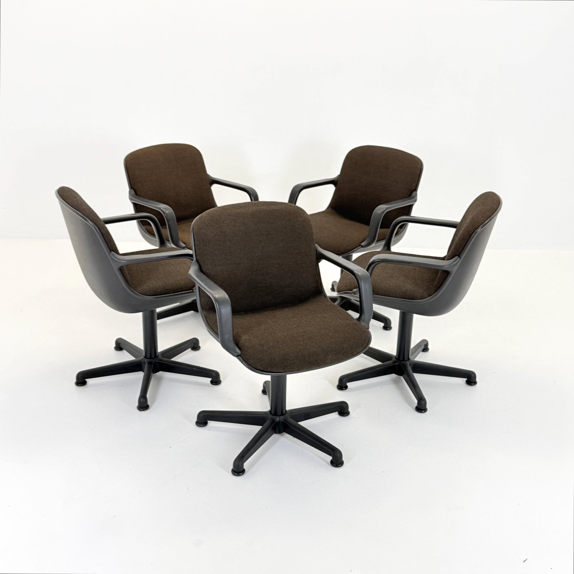 1 of 5 Mid-Century Modern, Desk - Office Chair – by Charles Pollock for Comforto Germany 1970s