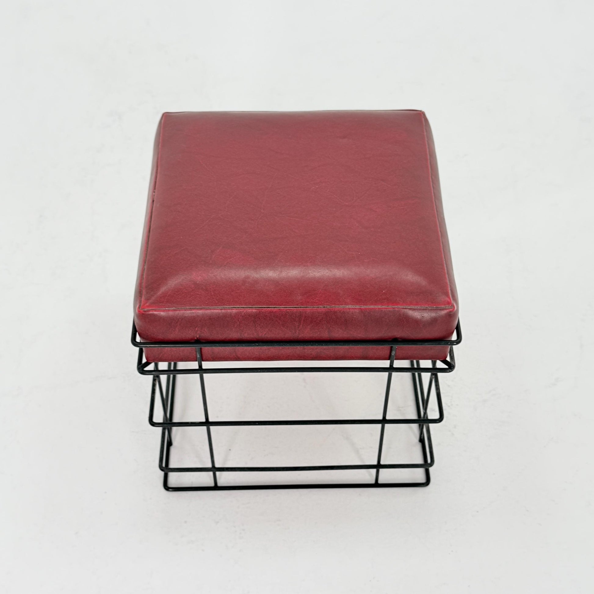 Mid Century T1 Square Wire Stool by Verner Panton – 1980s