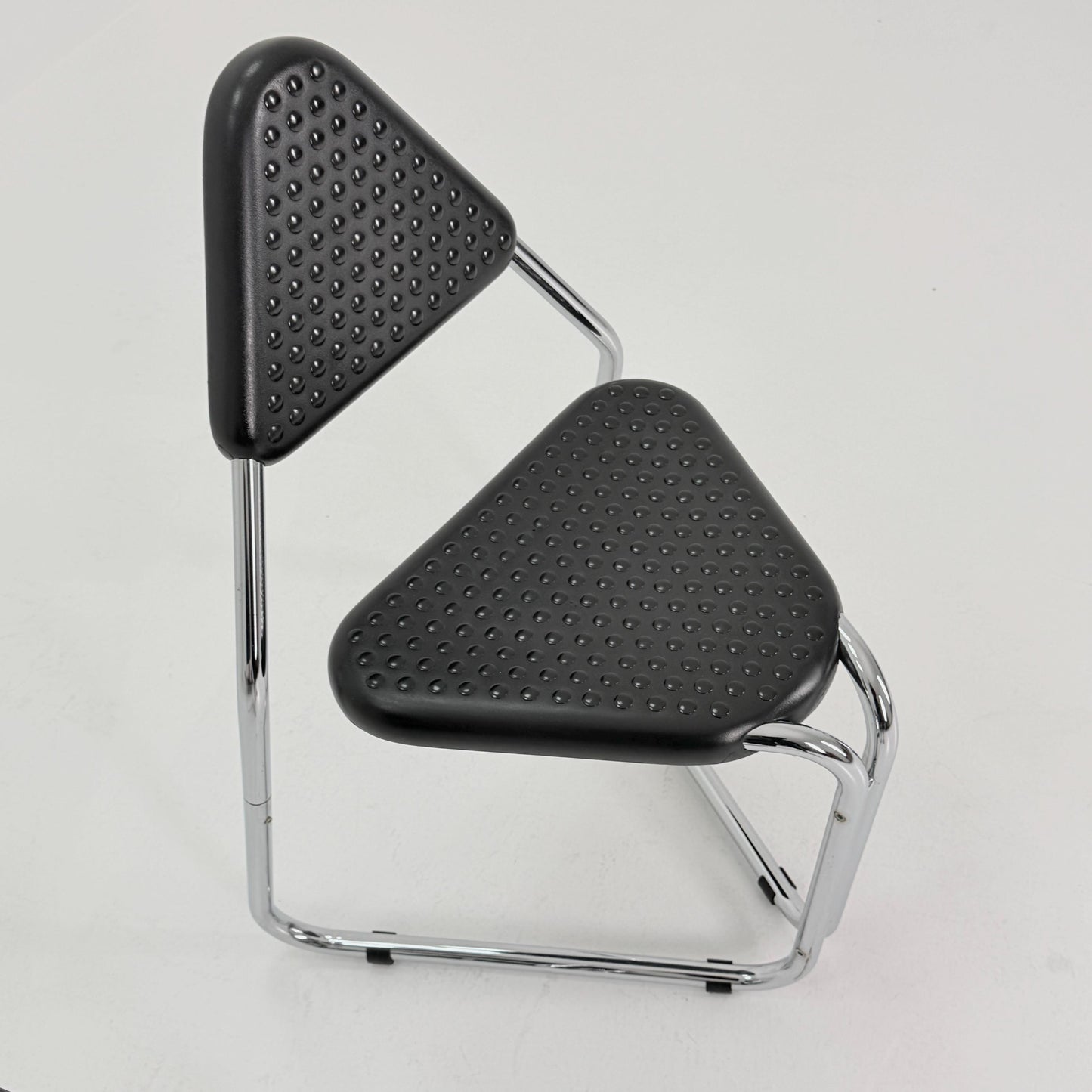 Set of 8 Memphis Style Triangular Dining Chairs, 1980s Germany