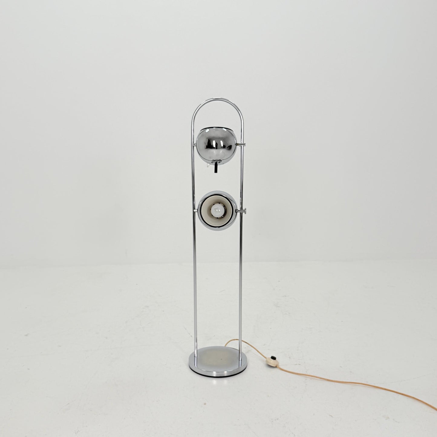 Mid Century Chrome Floor Lamp by Goffredo Reggiani for Reggiani, Italy 1970s