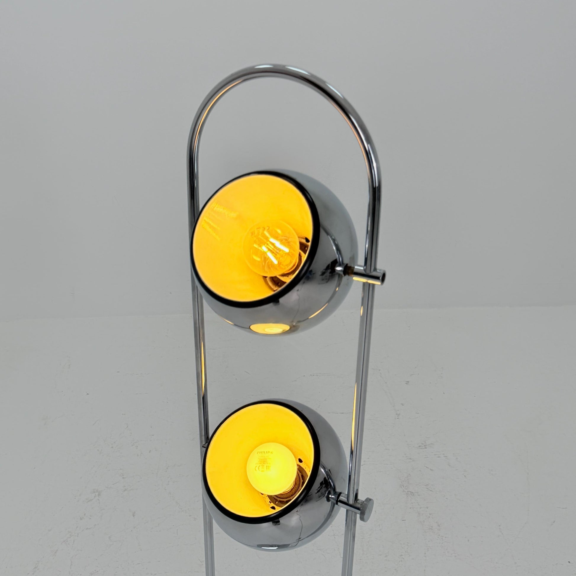 Mid Century Chrome Floor Lamp by Goffredo Reggiani for Reggiani, Italy 1970s