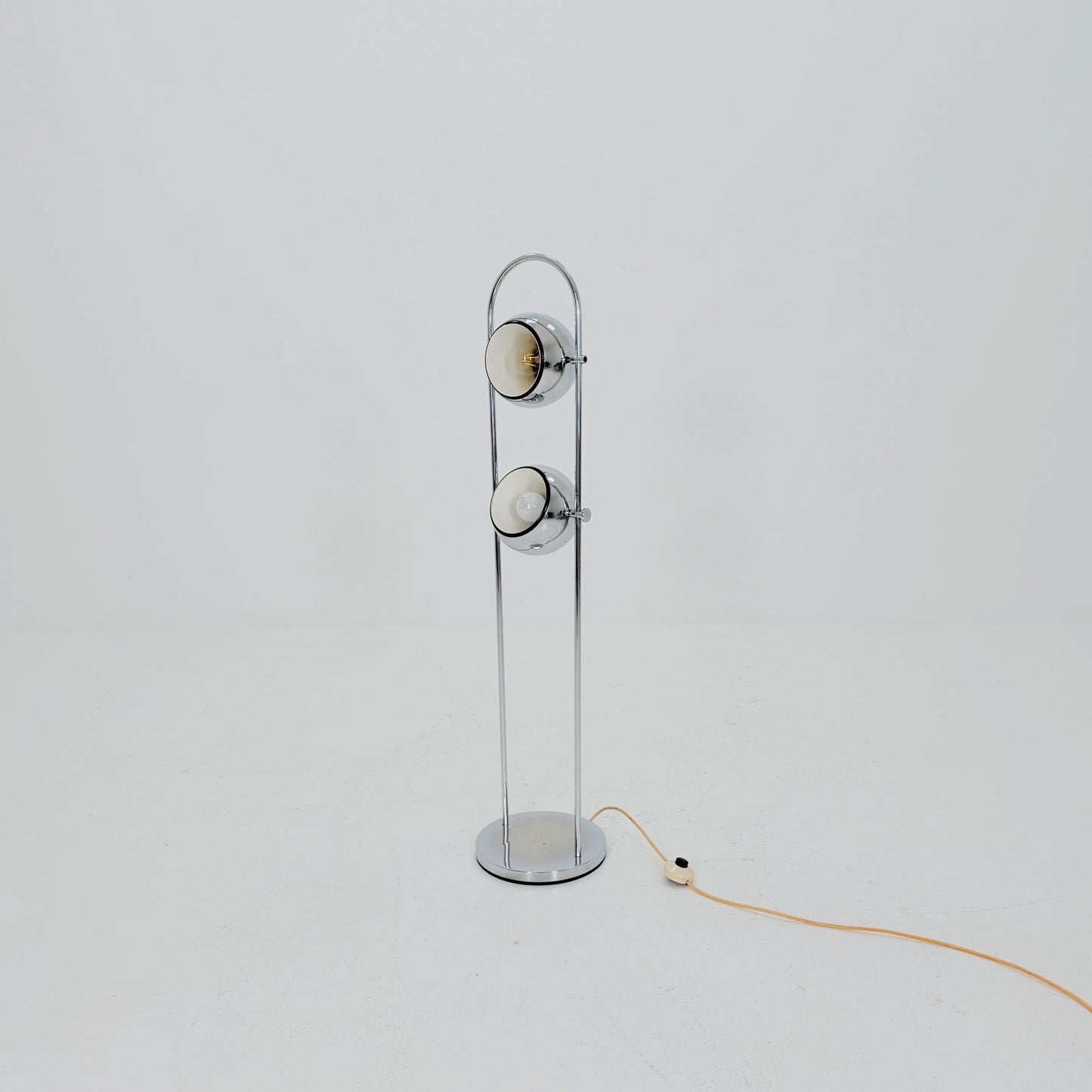 Mid Century Chrome Floor Lamp by Goffredo Reggiani for Reggiani, Italy 1970s