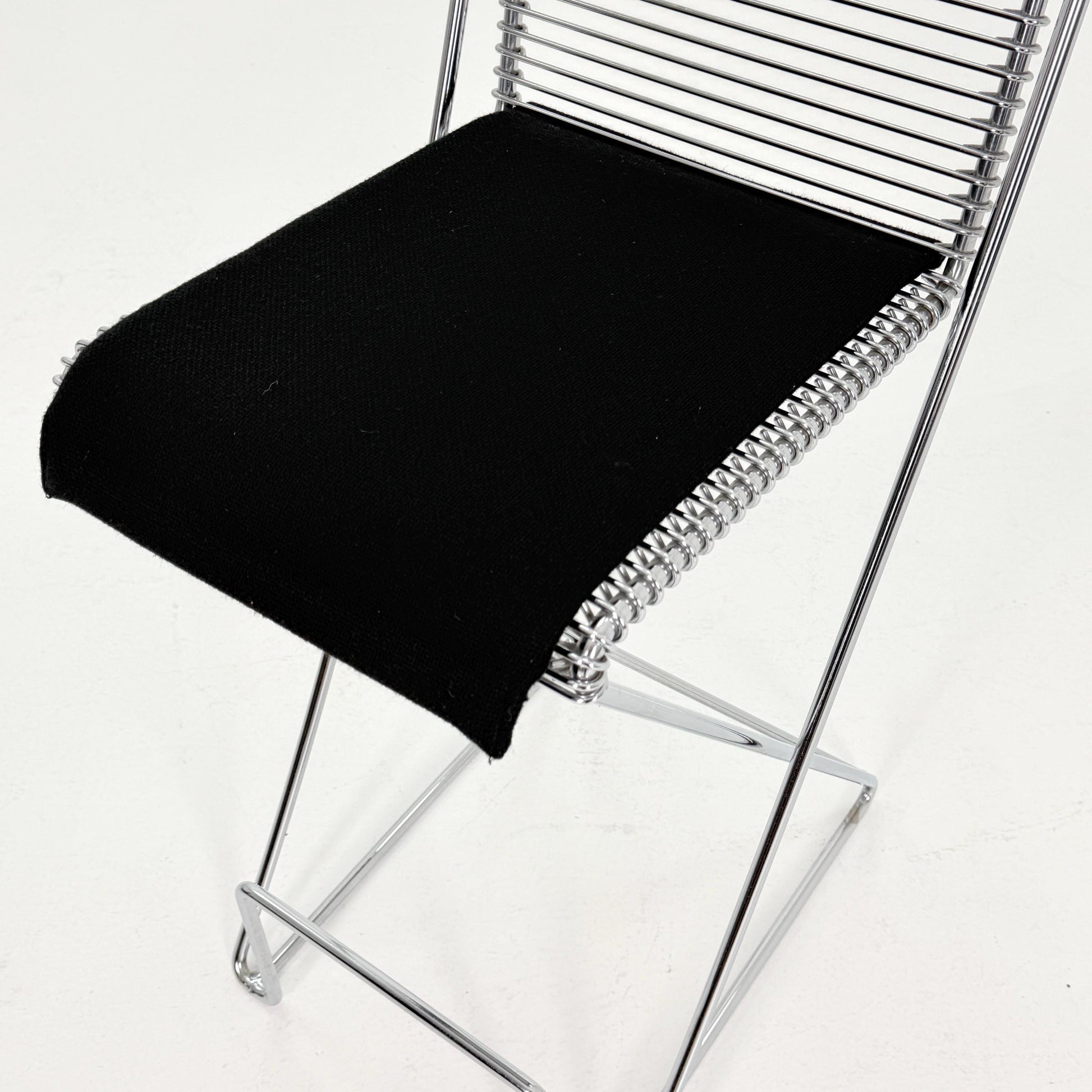 Mid century Postmodern Cross-Cantilever Bar Stool by Till Behrens, Germany 1980s