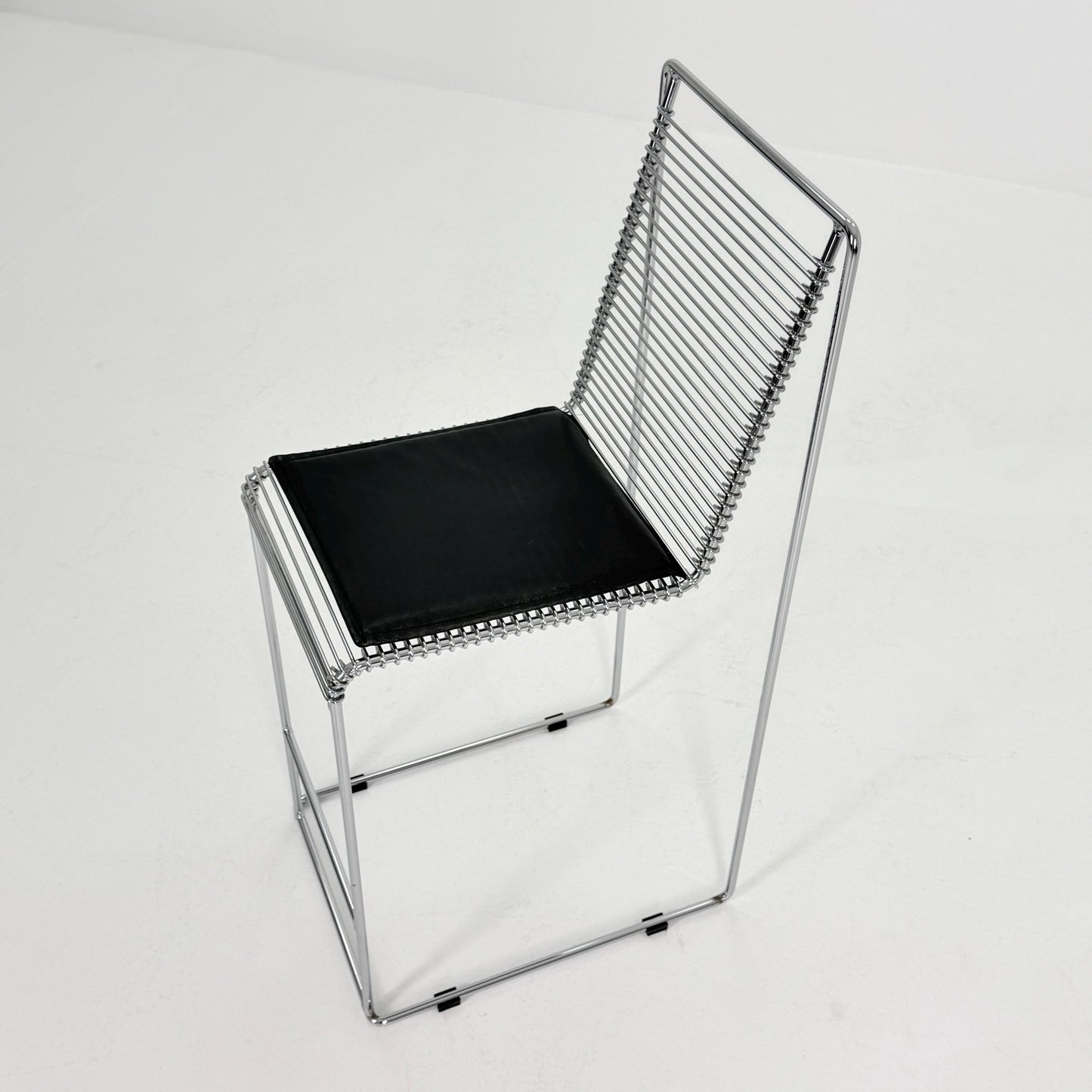 Mid century Postmodern Cross-Cantilever Bar Stool , Germany 1980s