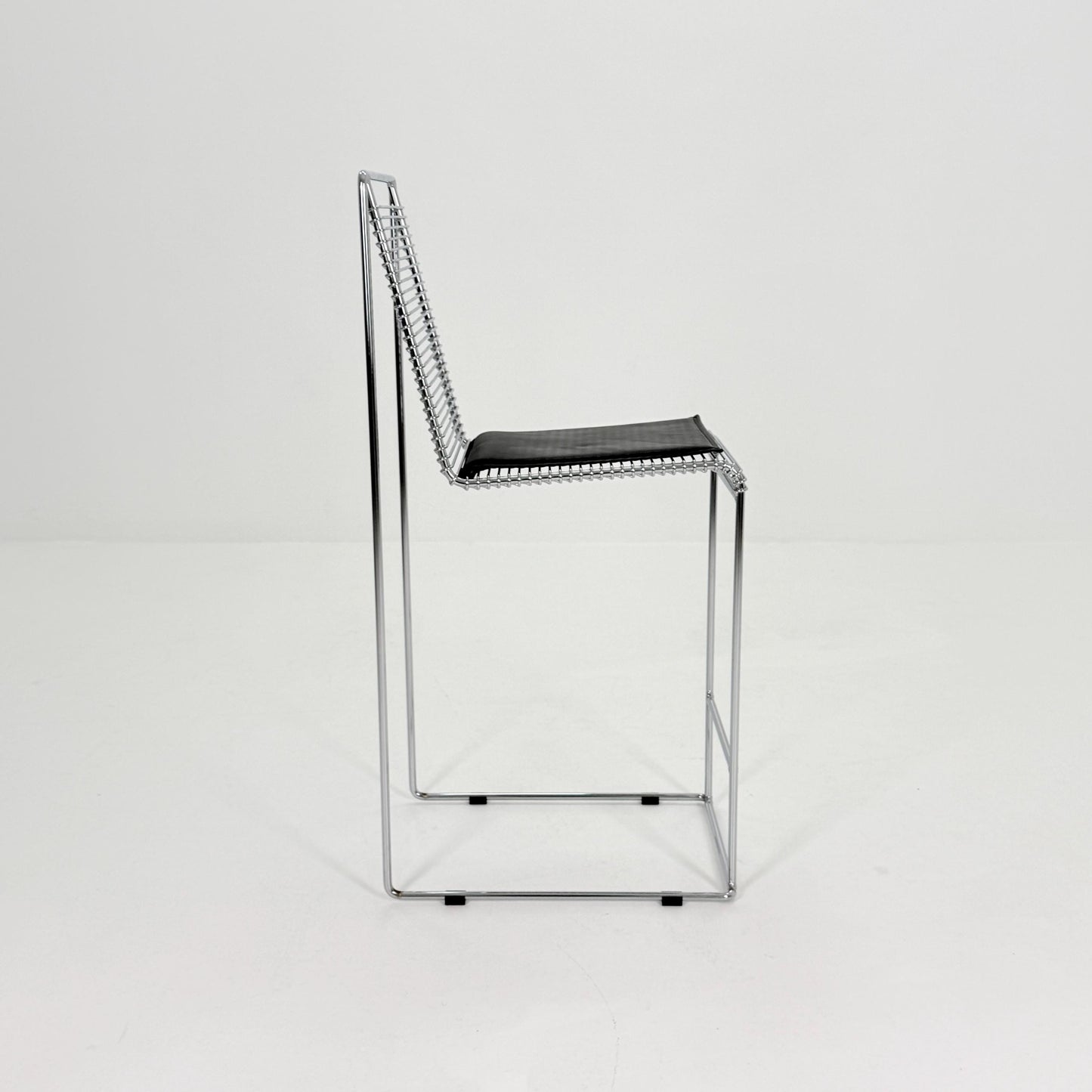 Mid century Postmodern Cross-Cantilever Bar Stool , Germany 1980s