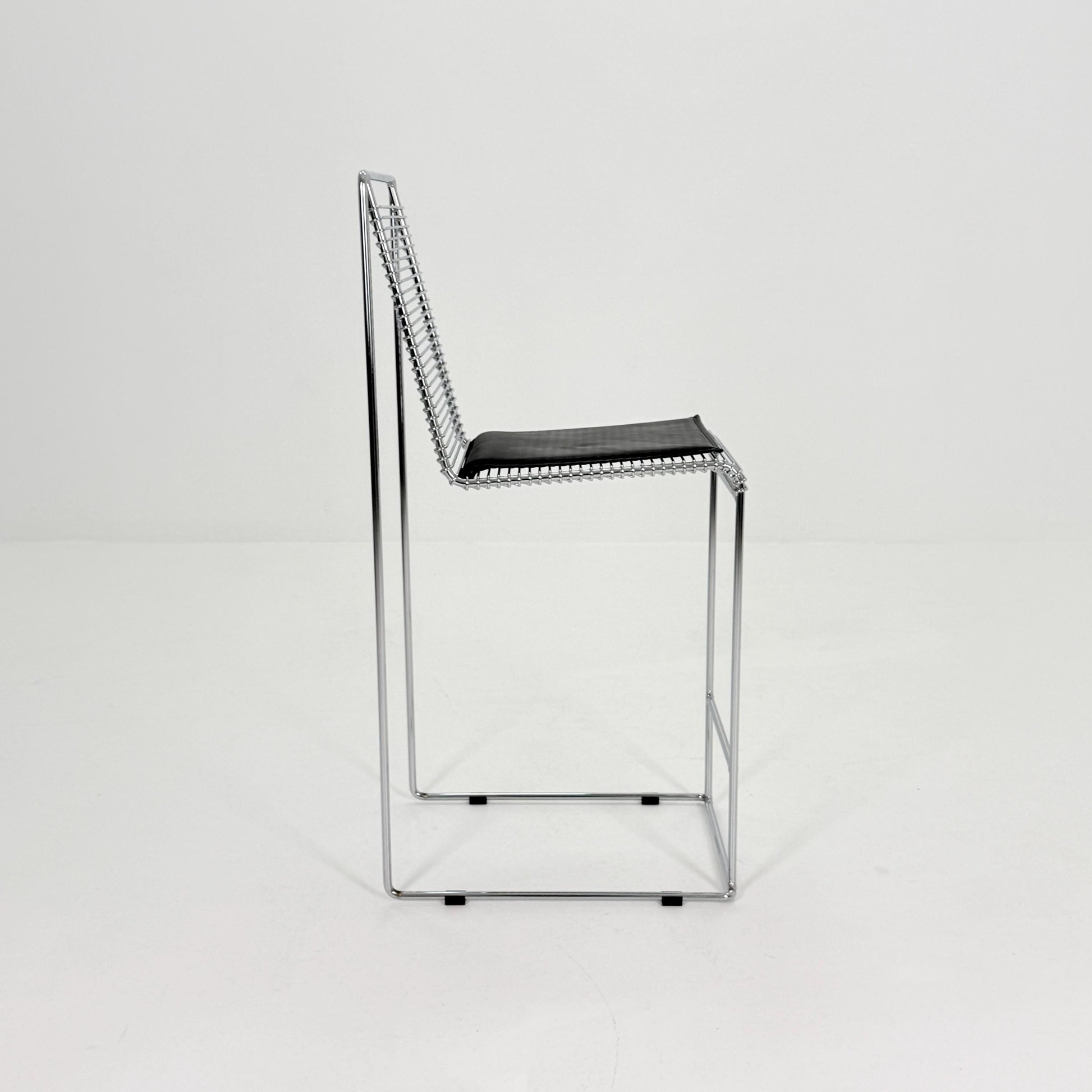 Mid century Postmodern Cross-Cantilever Bar Stool , Germany 1980s