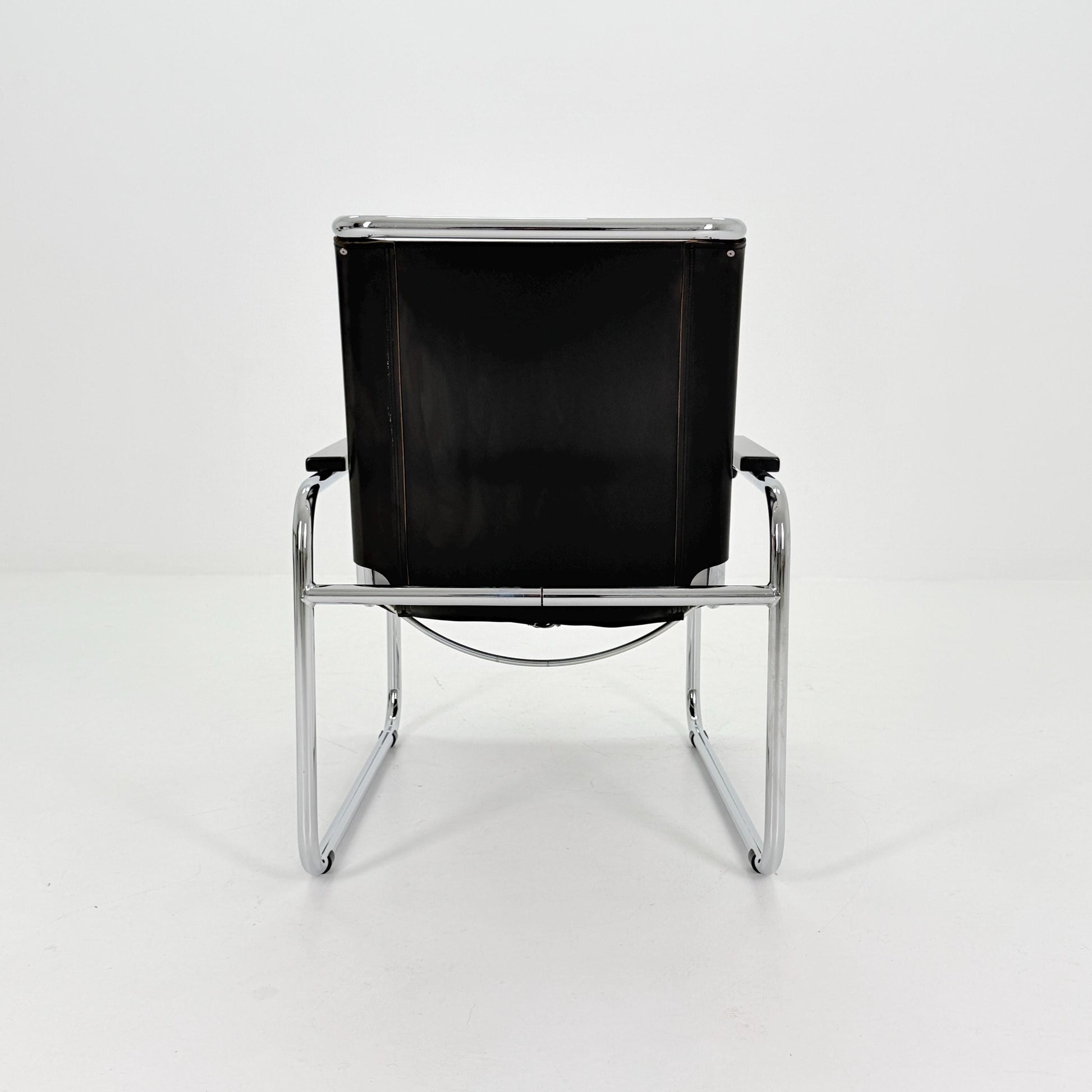 Mid century Bauhaus B35 Lounge Chair by Marcel Breuer for Thonet Germany 1970s