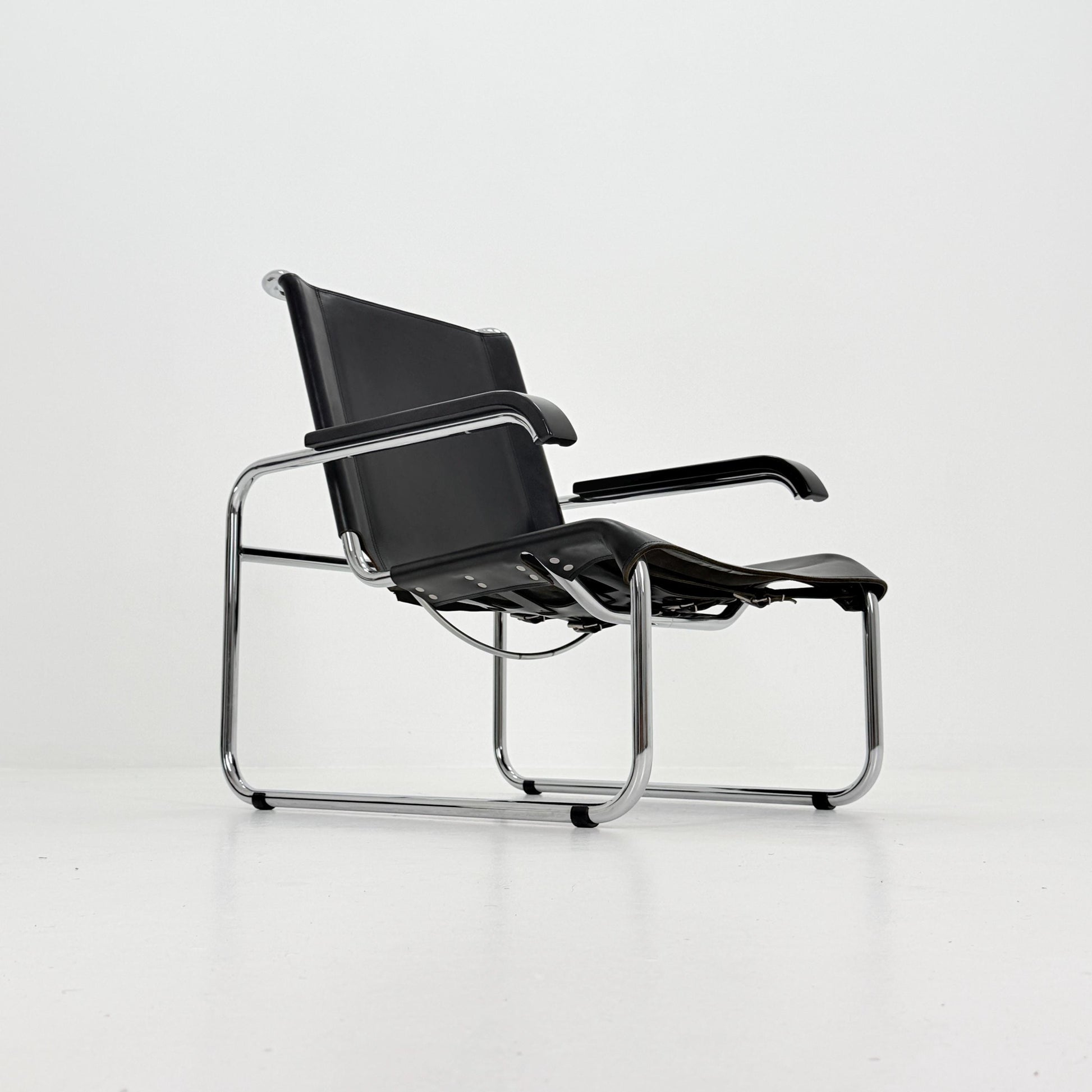 Mid century Bauhaus B35 Lounge Chair by Marcel Breuer for Thonet Germany 1970s