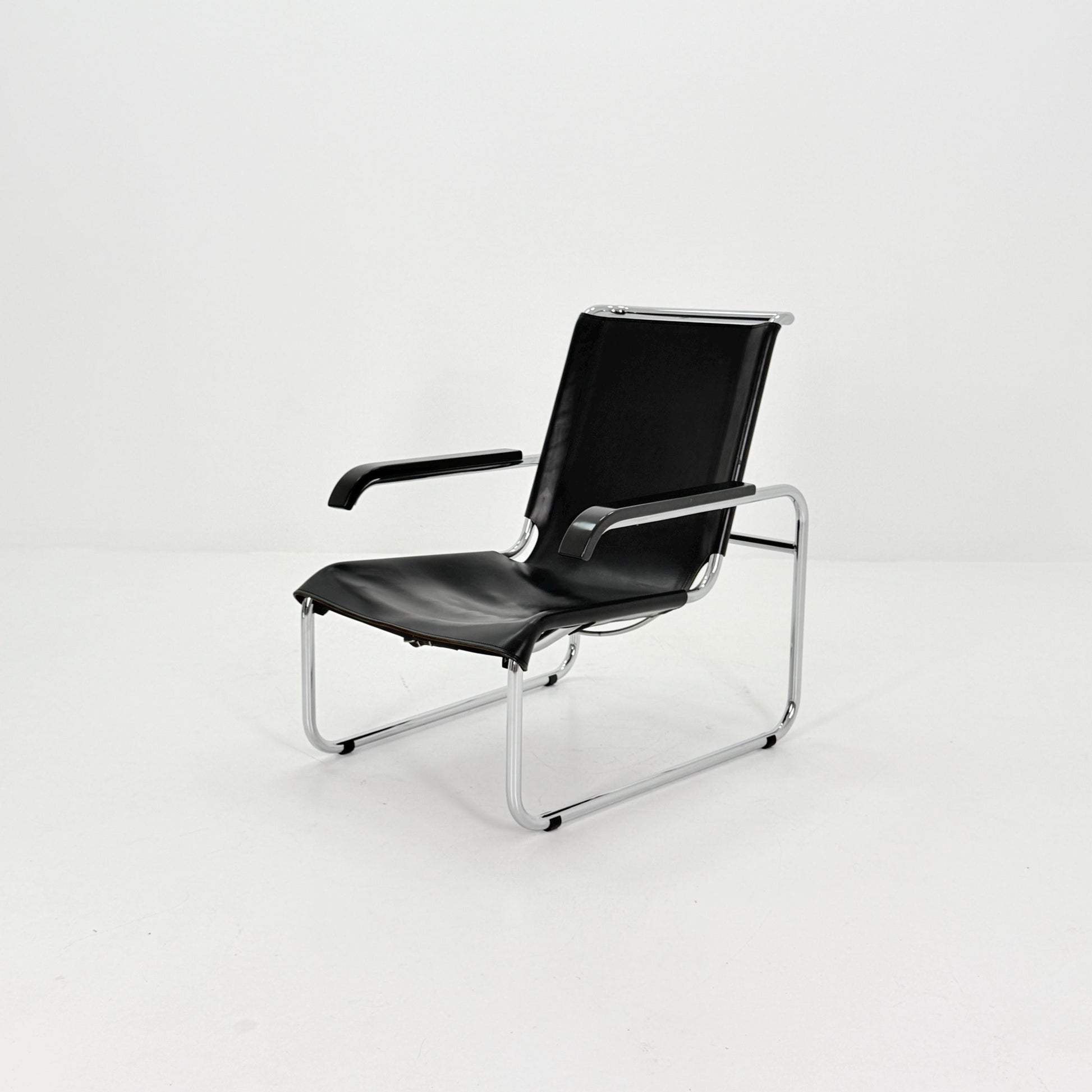 Mid century Bauhaus B35 Lounge Chair by Marcel Breuer for Thonet Germany 1970s