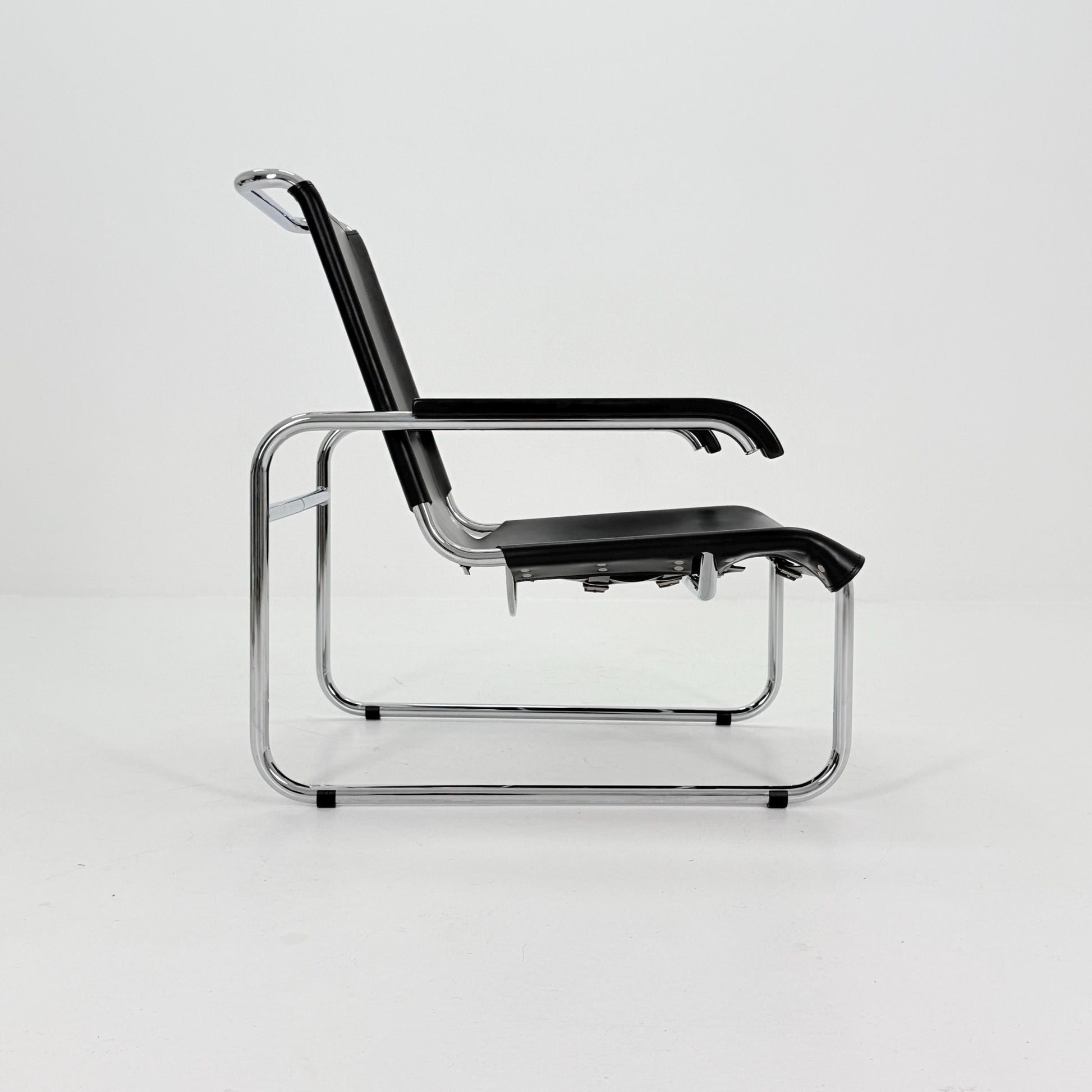 Mid century Bauhaus B35 Lounge Chair by Marcel Breuer for Thonet Germany 1970s