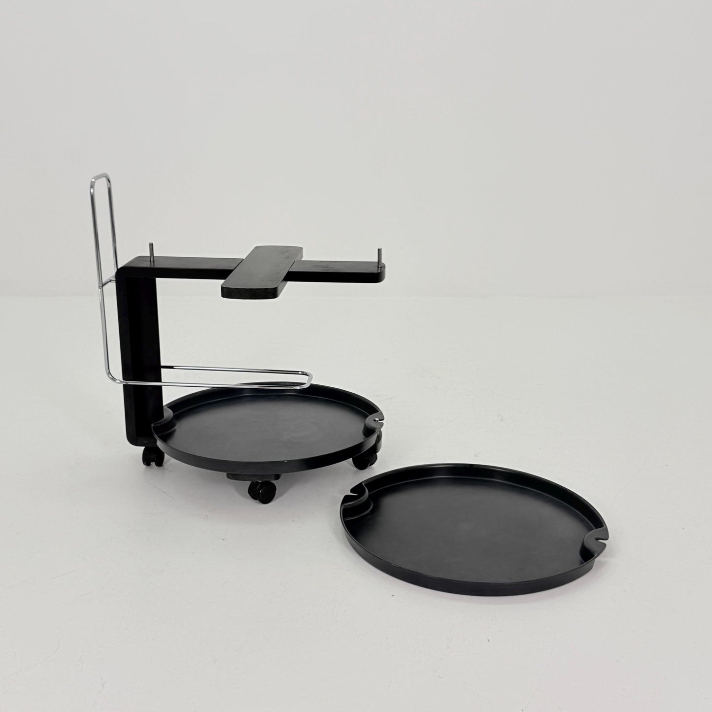 Mid century Rosenthal Service Trolley by Waldemar Rothe – 1980s German Bar Cart with Removable Trays